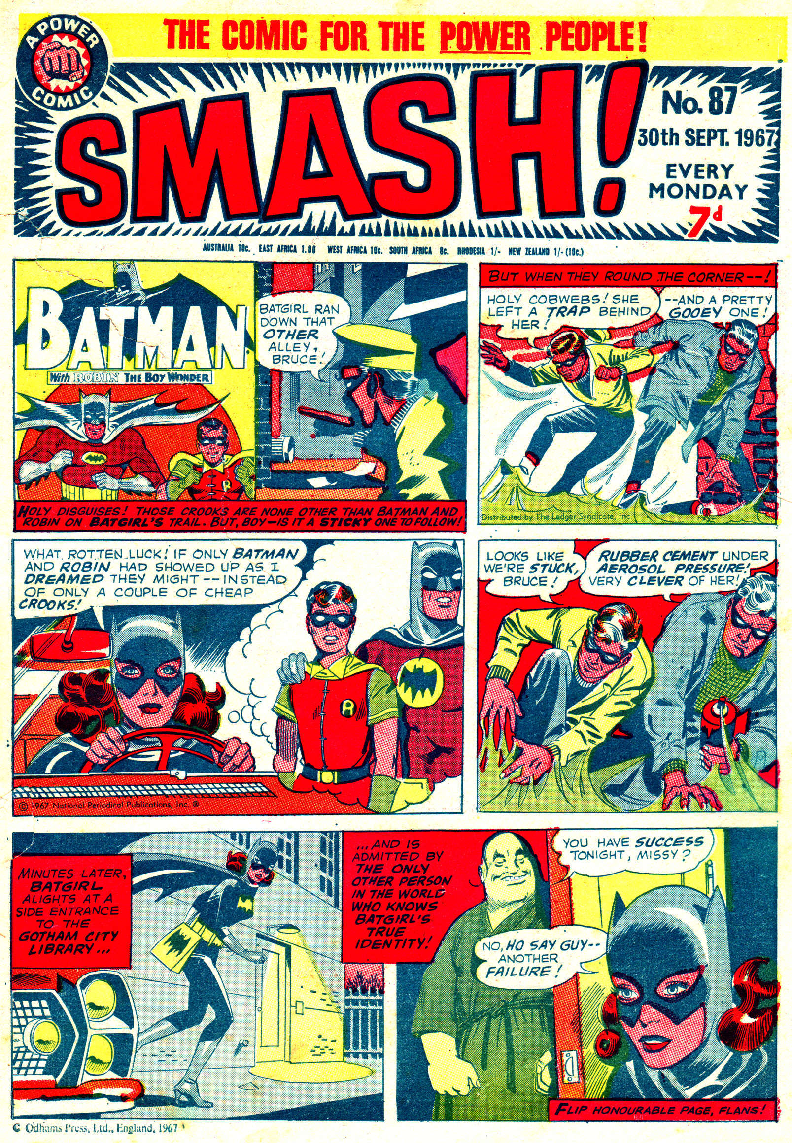 Read online Smash! (1966) comic -  Issue #87 - 1
