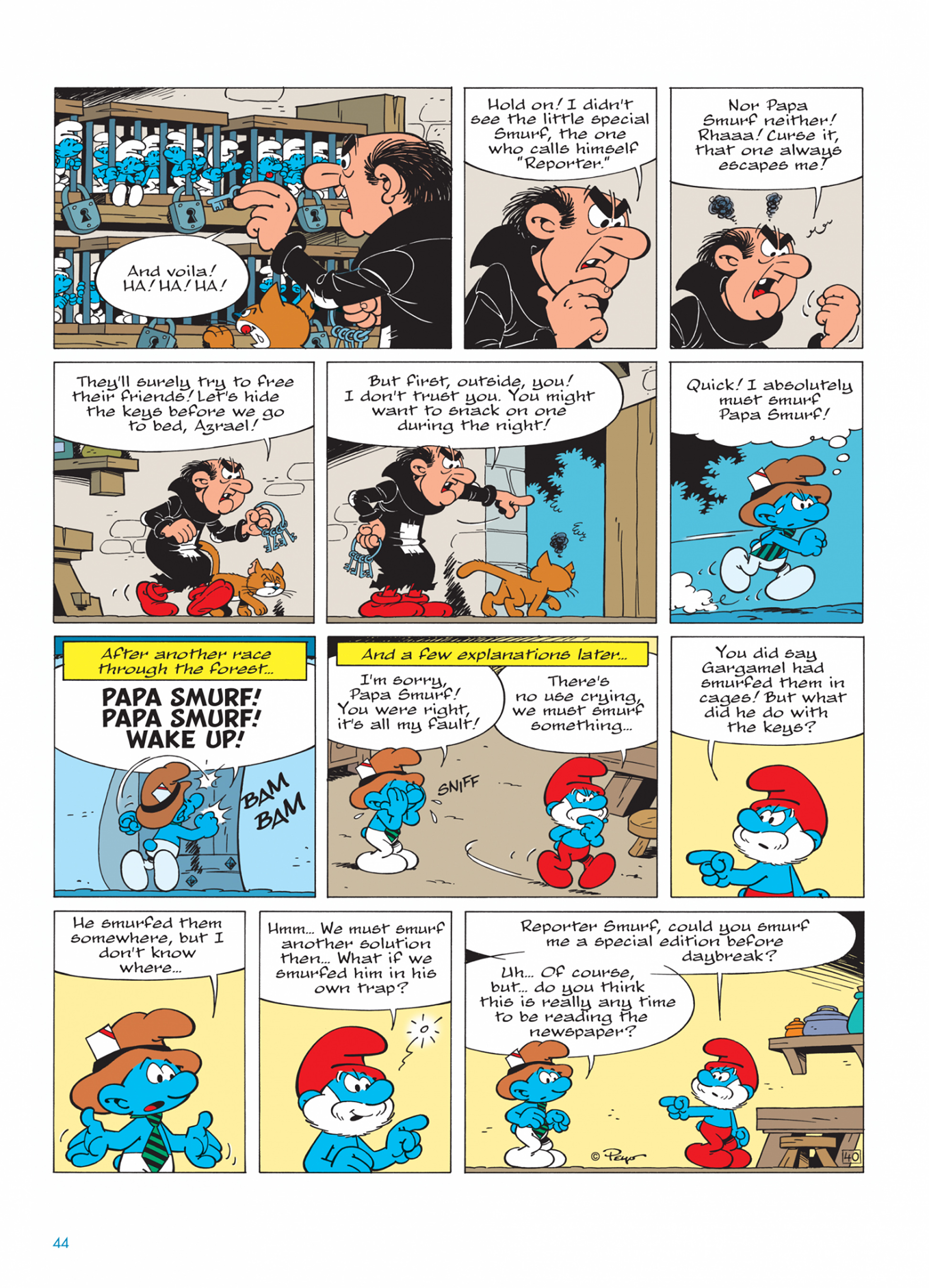 Read online The Smurfs comic -  Issue #24 - 44