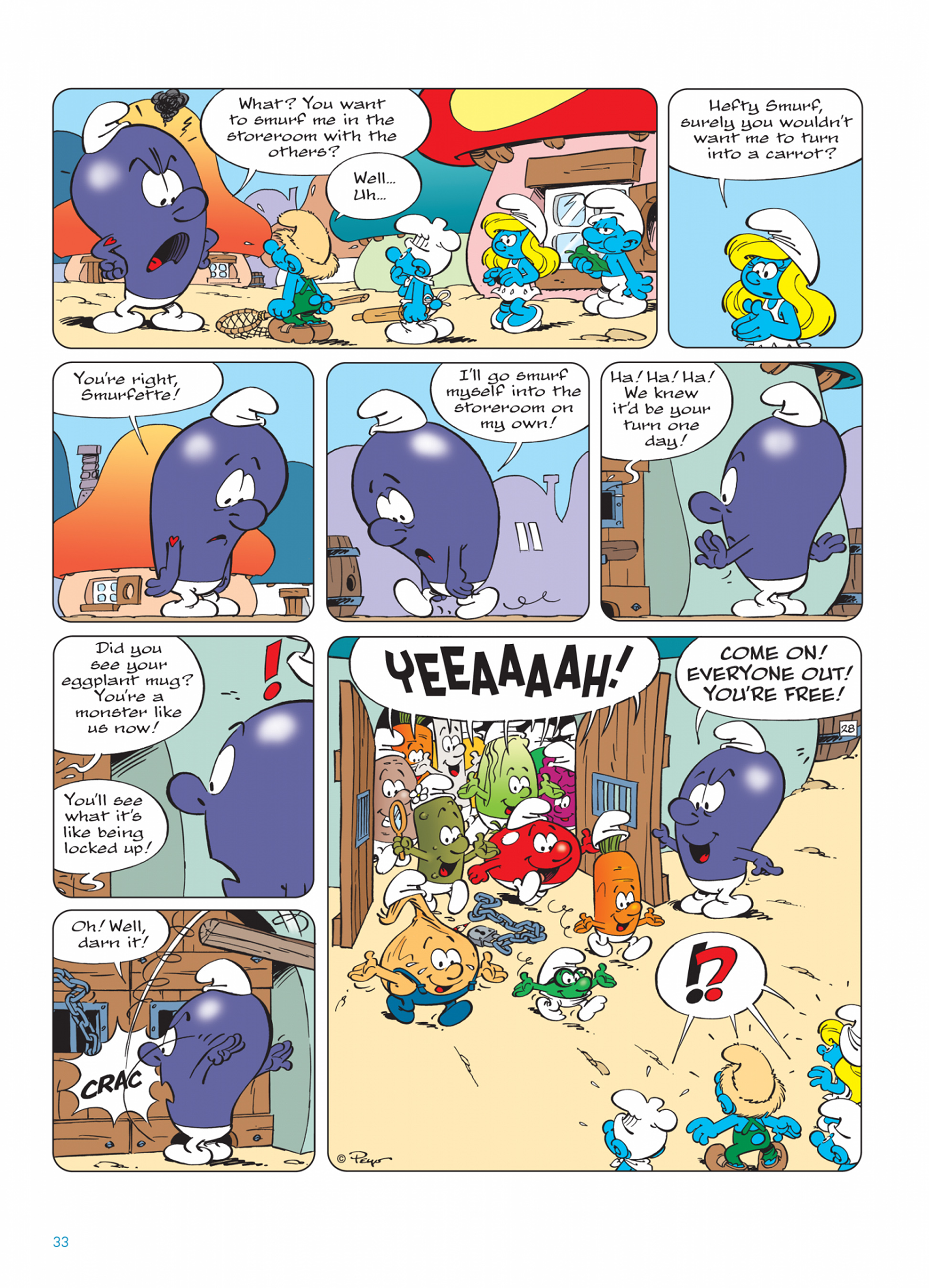 Read online The Smurfs comic -  Issue #26 - 33