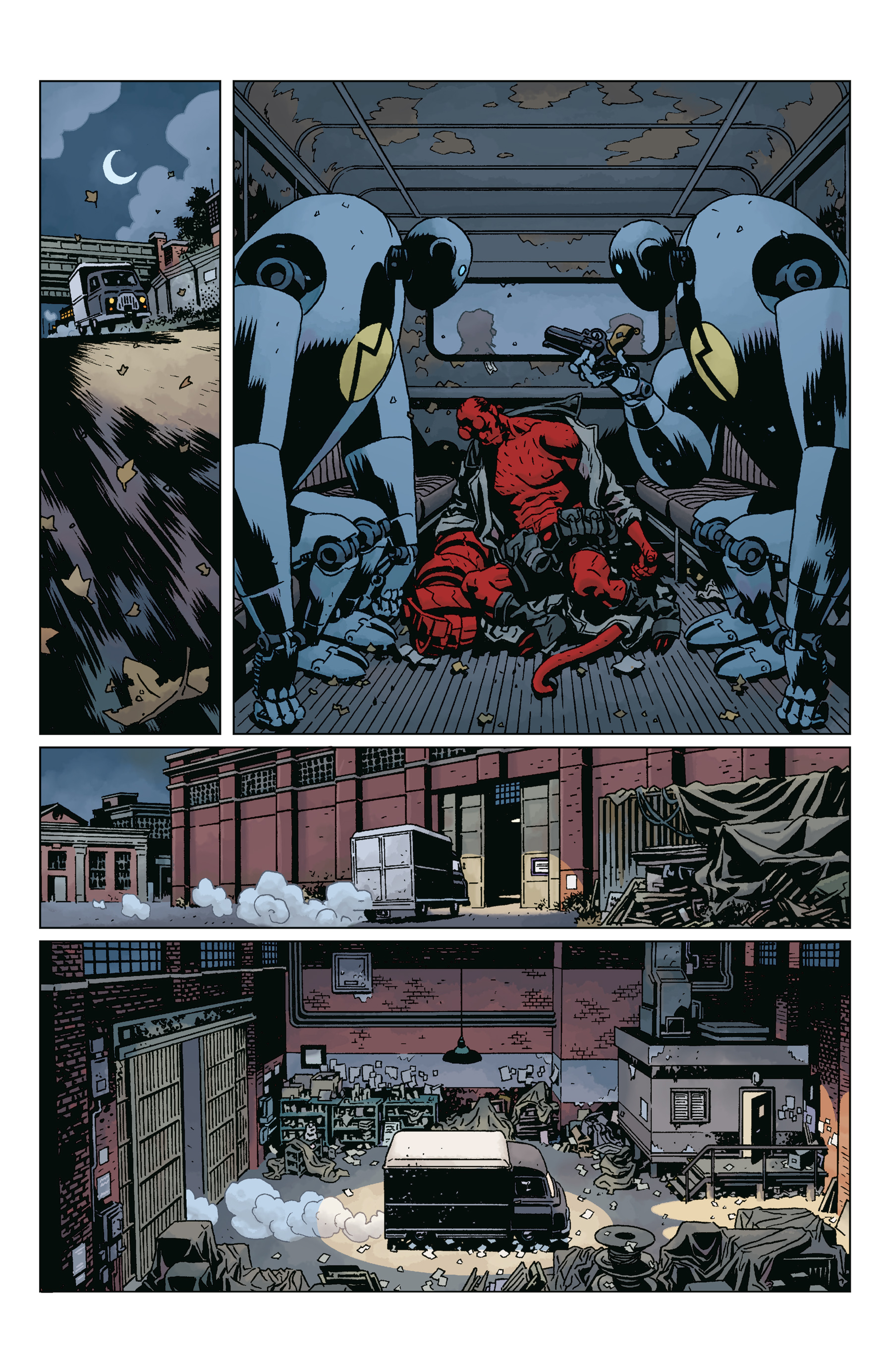 Read online Giant Robot Hellboy comic -  Issue #1 - 6