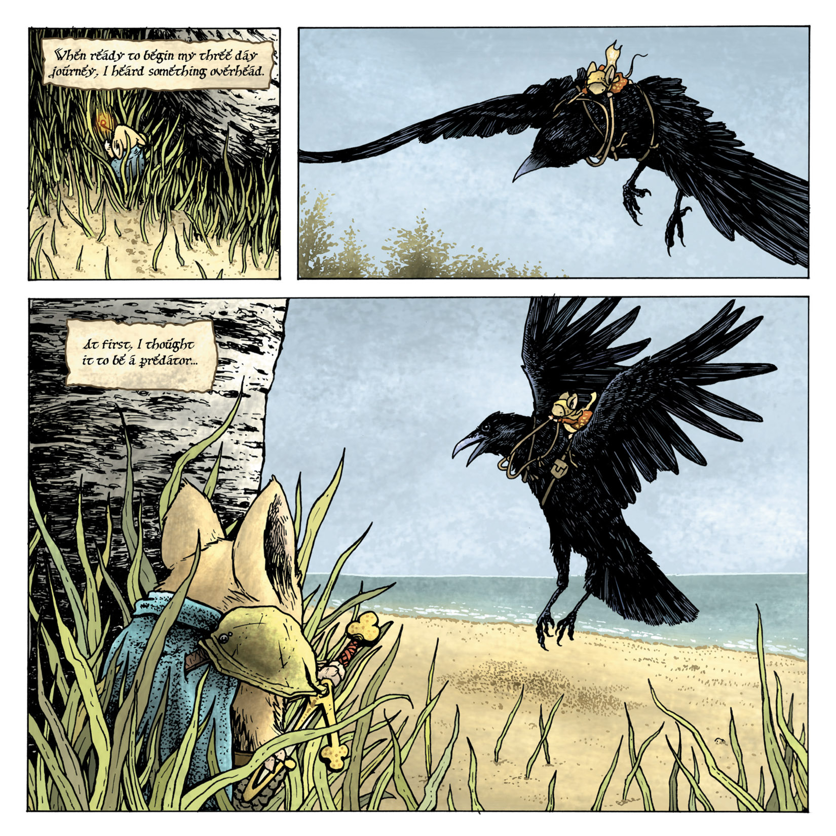 Read online Mouse Guard: The Black Axe comic -  Issue #1 - 7