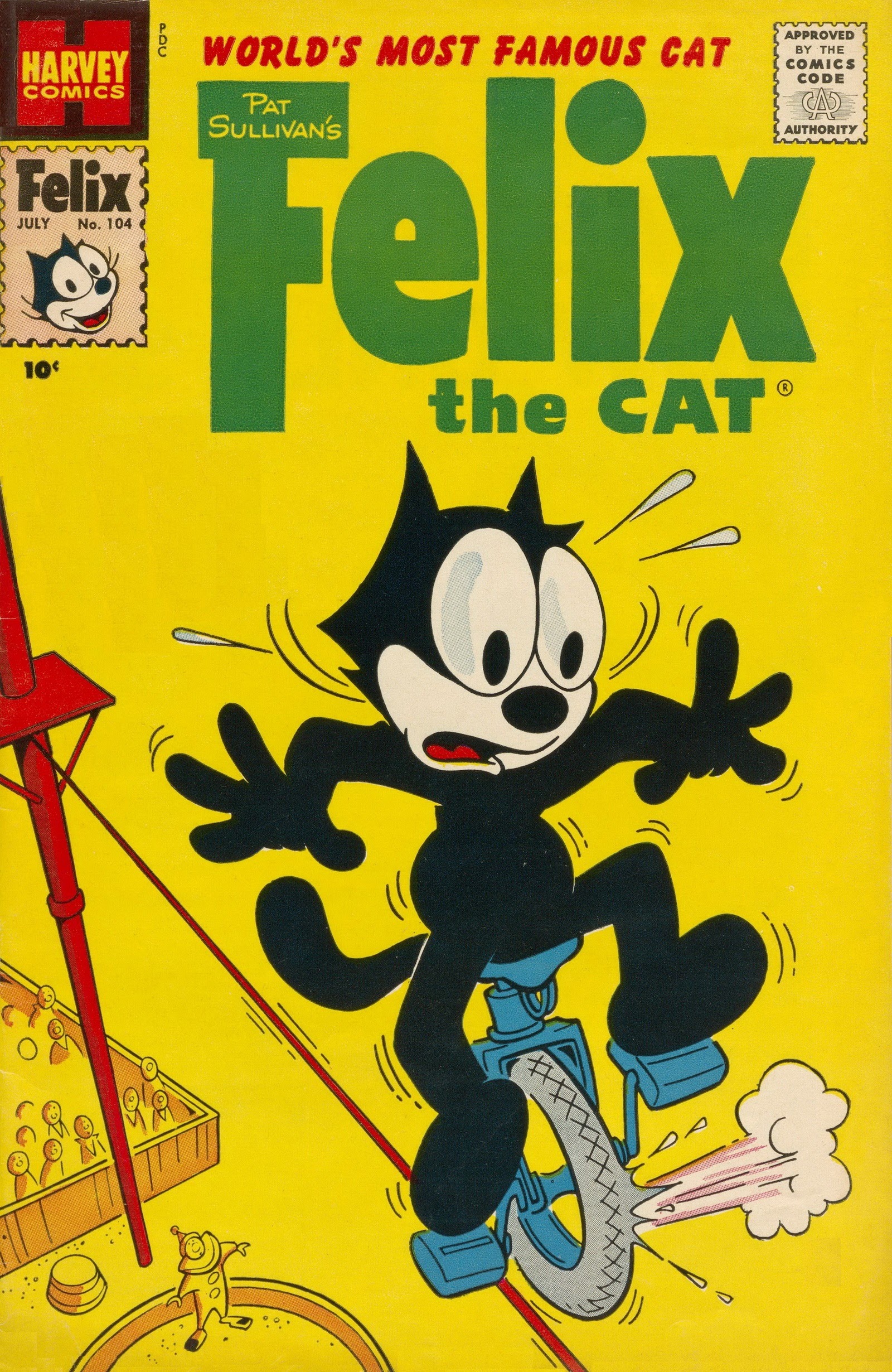 Read online Felix the Cat (1955) comic -  Issue #104 - 1