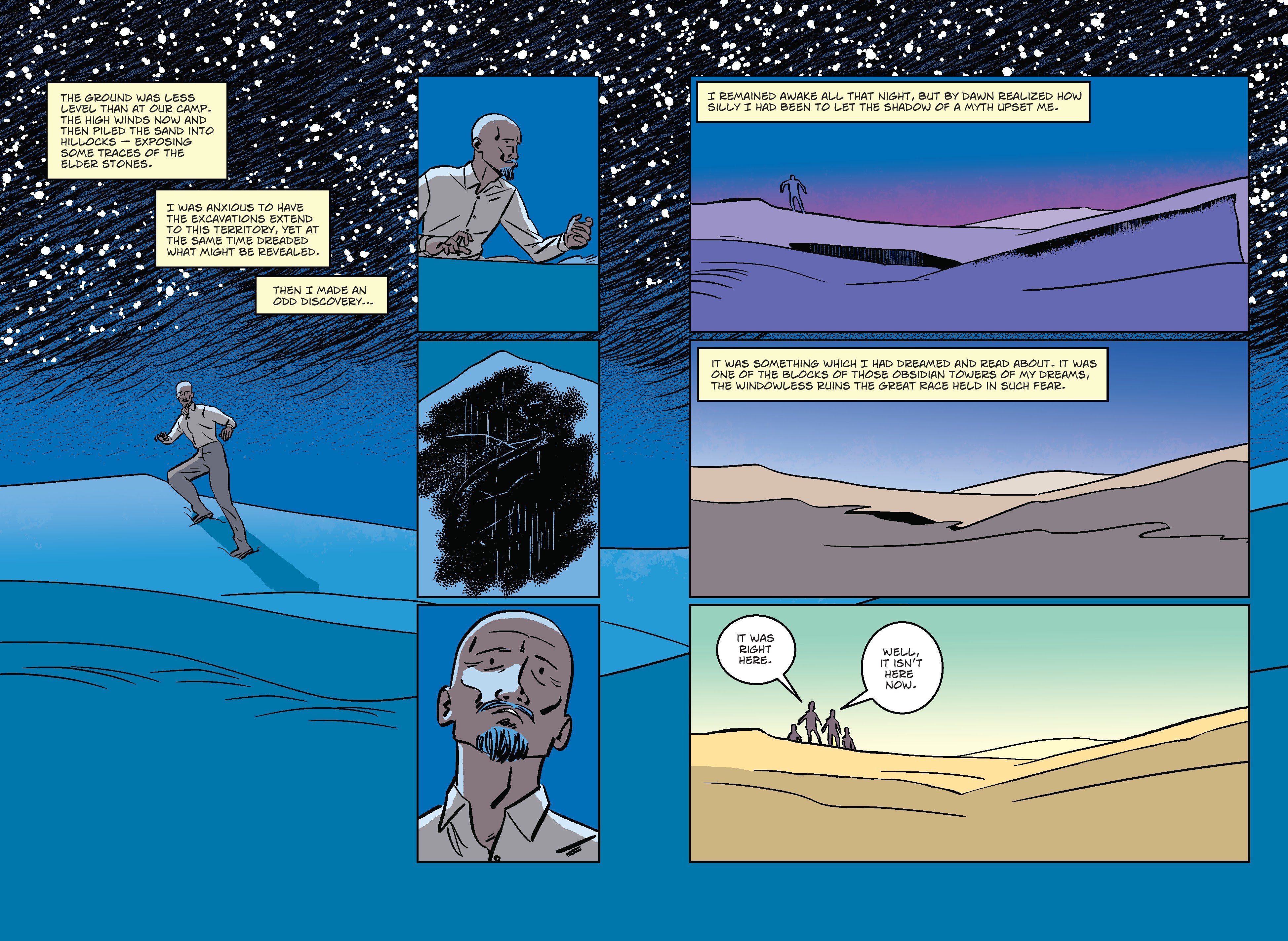 Read online H.P. Lovecraft The Shadow Out of Time comic -  Issue # TPB - 64
