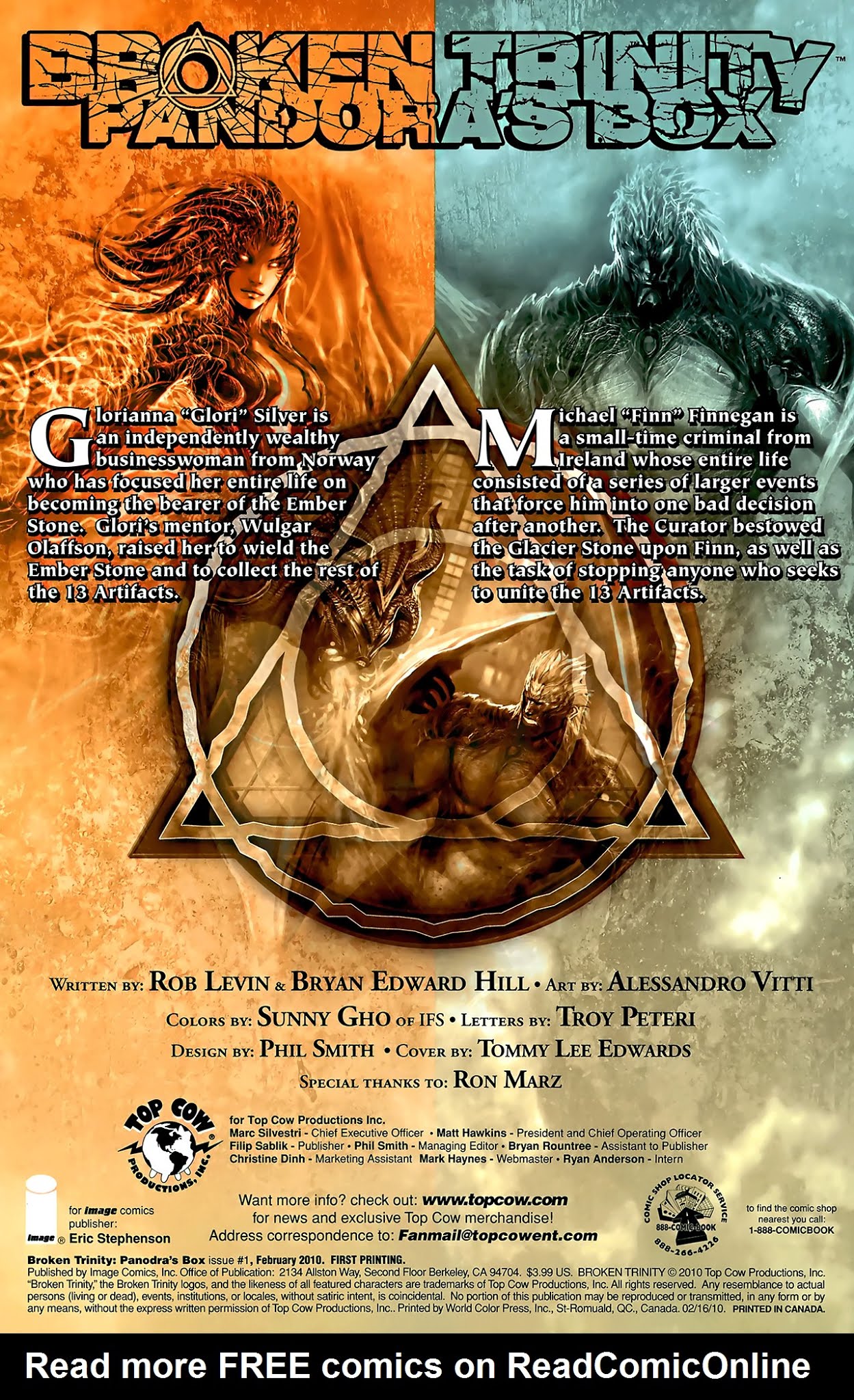 Read online Broken Trinity vol 2: Pandora's Box comic -  Issue #1 - 2