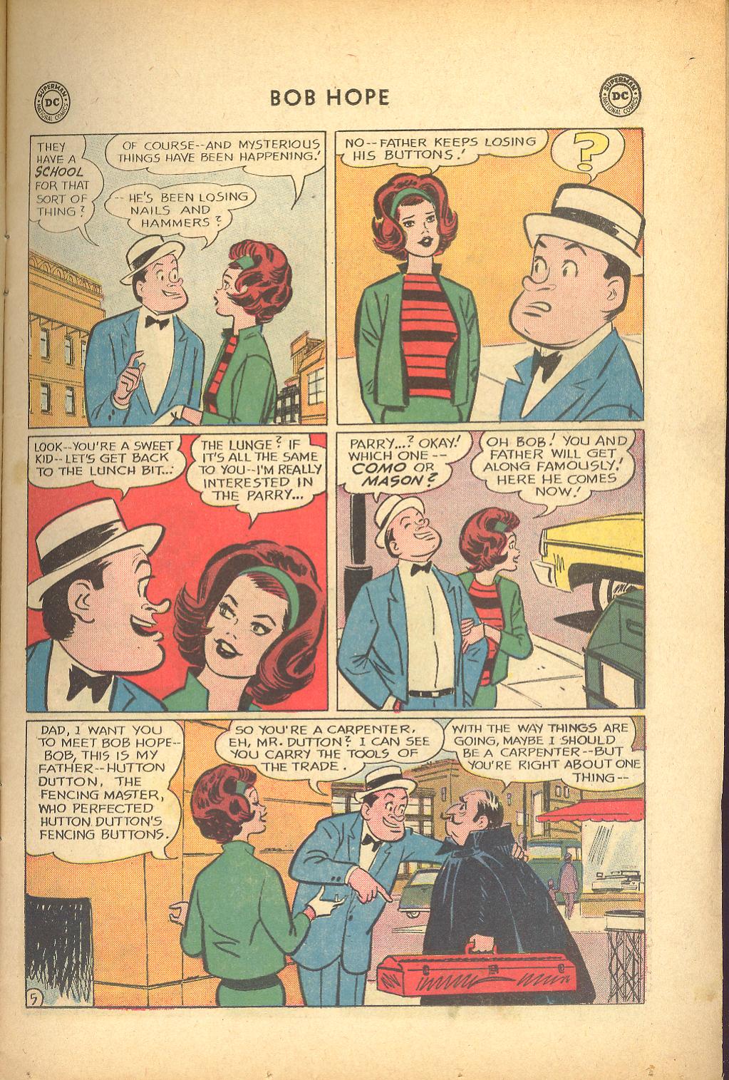 Read online The Adventures of Bob Hope comic -  Issue #84 - 7