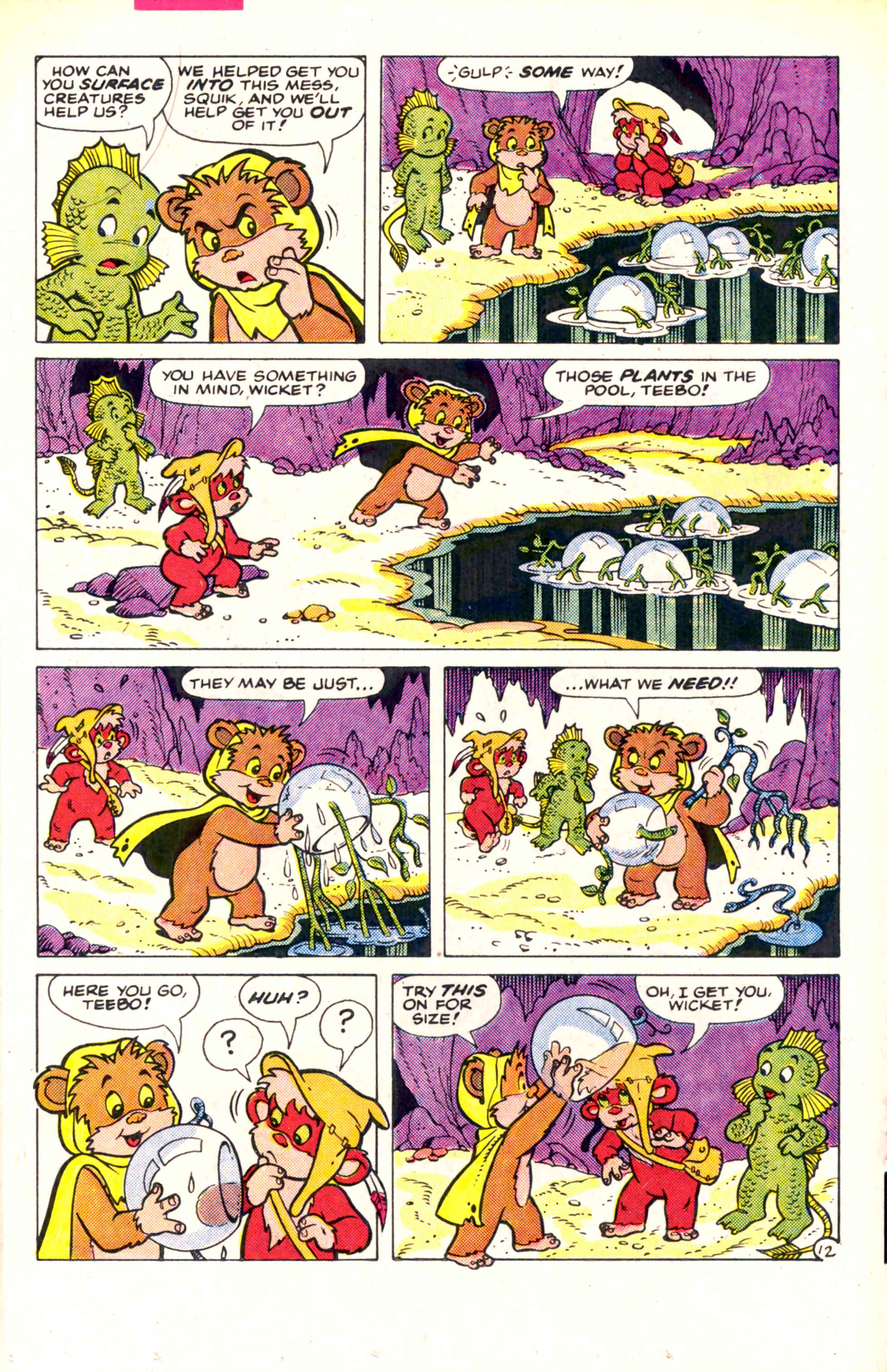 Read online Ewoks (1987) comic -  Issue #9 - 13