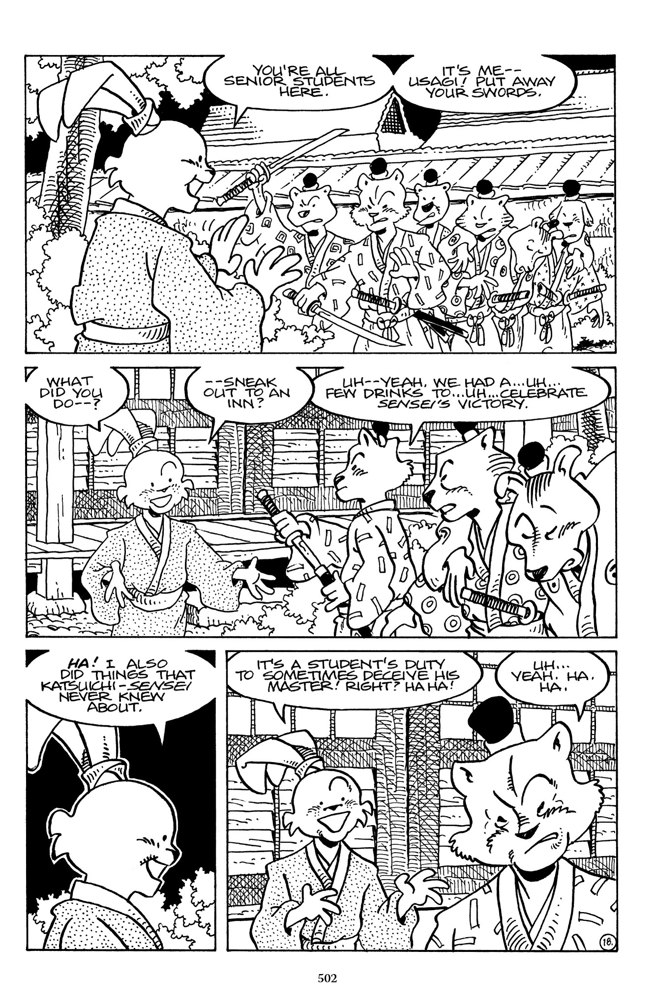 Read online The Usagi Yojimbo Saga comic -  Issue # TPB 7 - 494