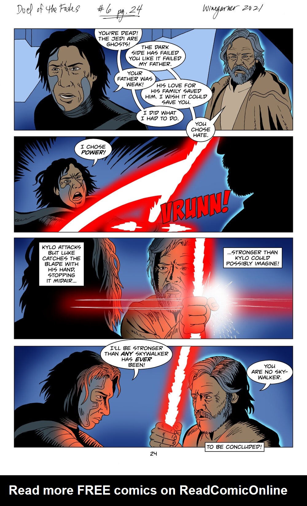 Read online Star Wars: Duel of the Fates comic -  Issue #6 - 23