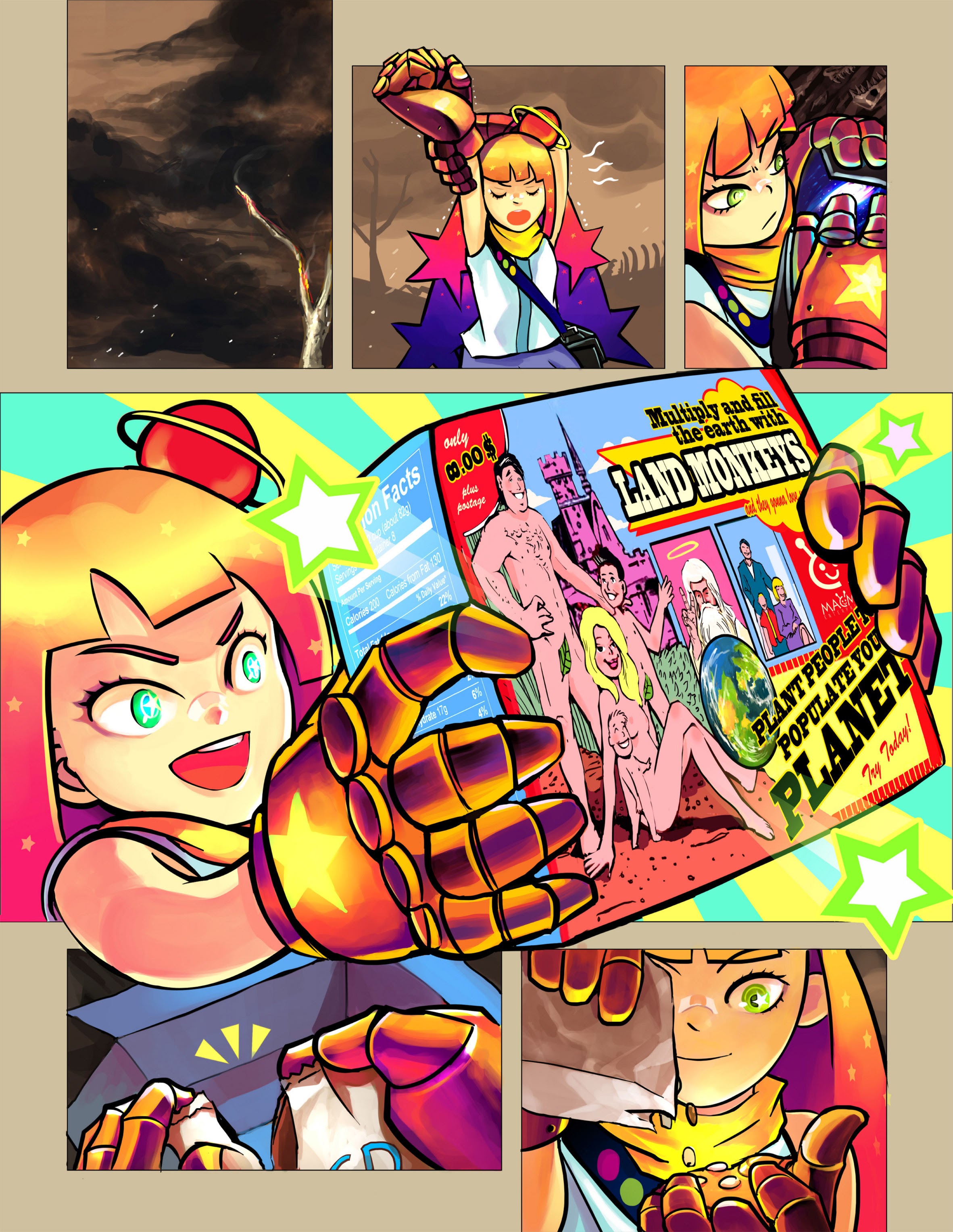 Read online Starpunch Girl comic -  Issue #1 - 6
