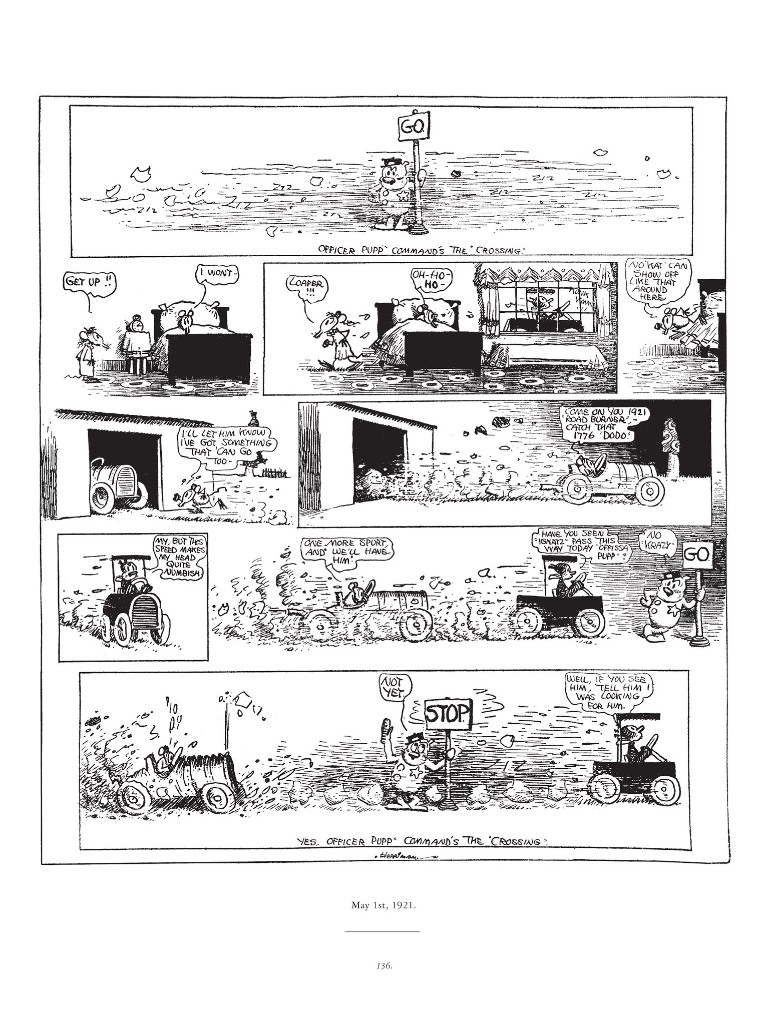 Read online Krazy & Ignatz comic -  Issue # TPB 2 - 136