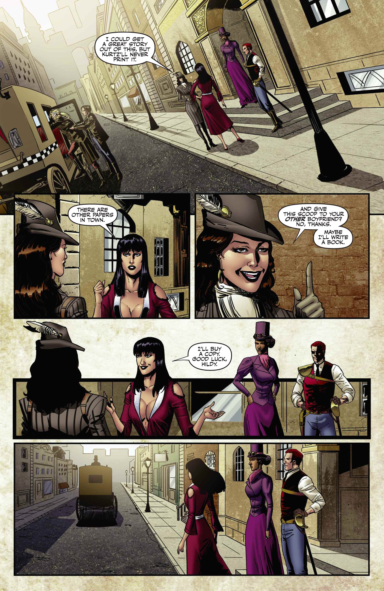 Read online Legenderry: Vampirella comic -  Issue #4 - 3