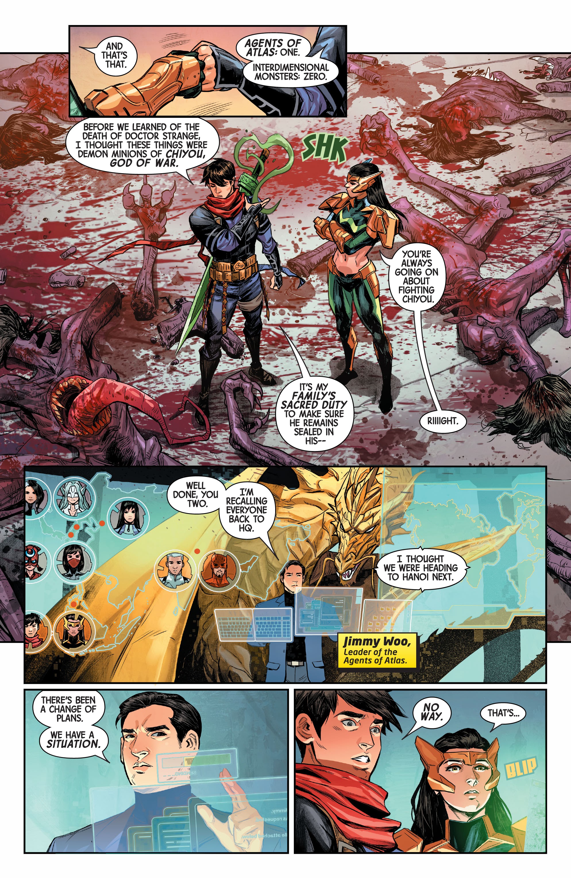 Read online Death of Doctor Strange: One-Shots comic -  Issue # White Fox - 9