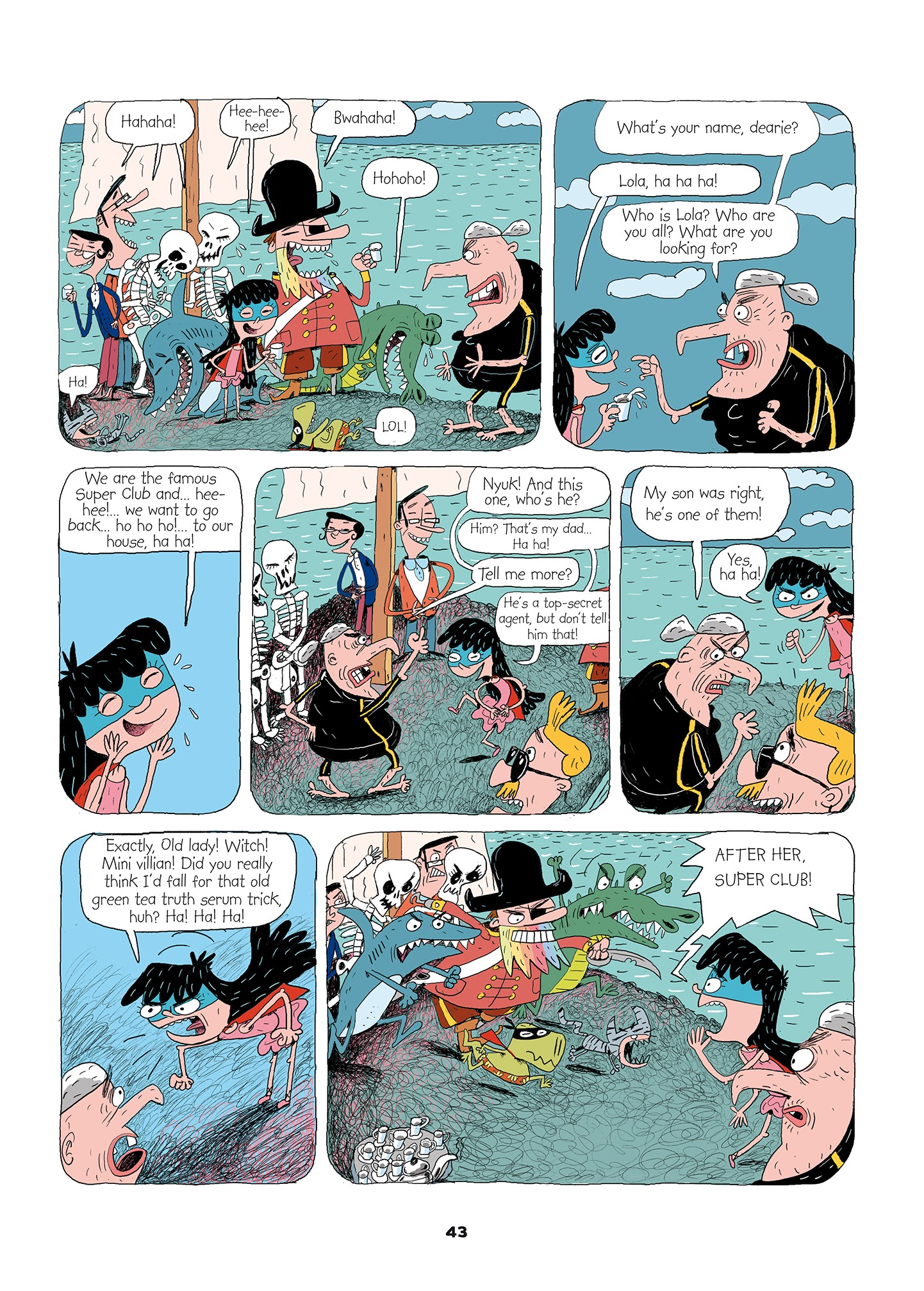 Read online Lola's Super Club comic -  Issue # TPB 1 - 45