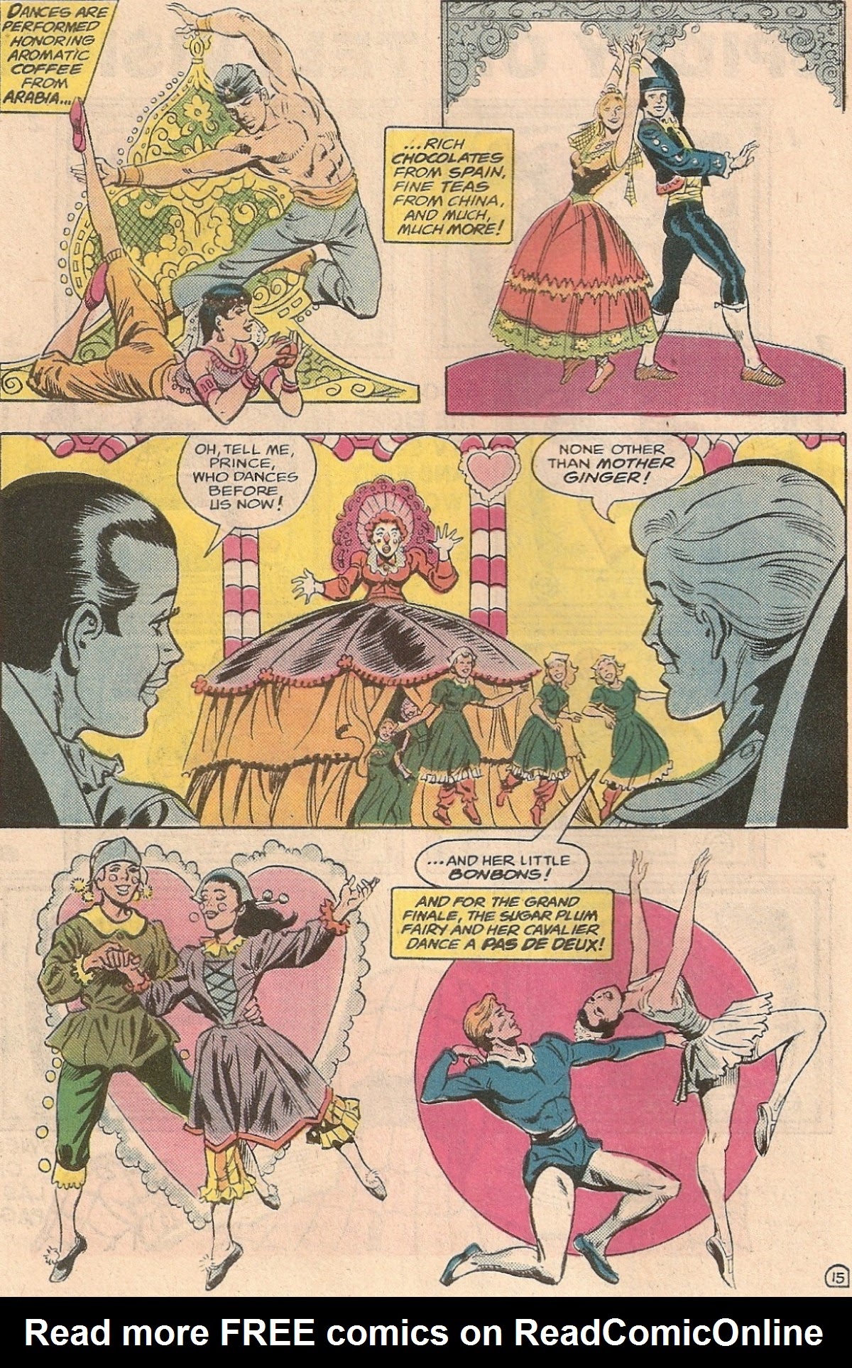 Read online Spider-Man, Fire-Star and Iceman at the Dallas Ballet Nutcracker comic -  Issue # Full - 16