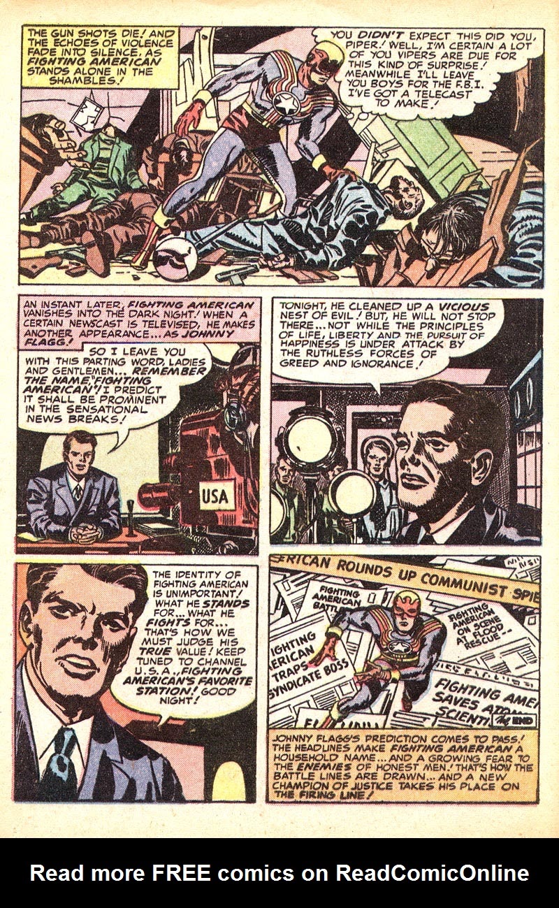 Read online Fighting American (Classic) comic -  Issue #1 - 12