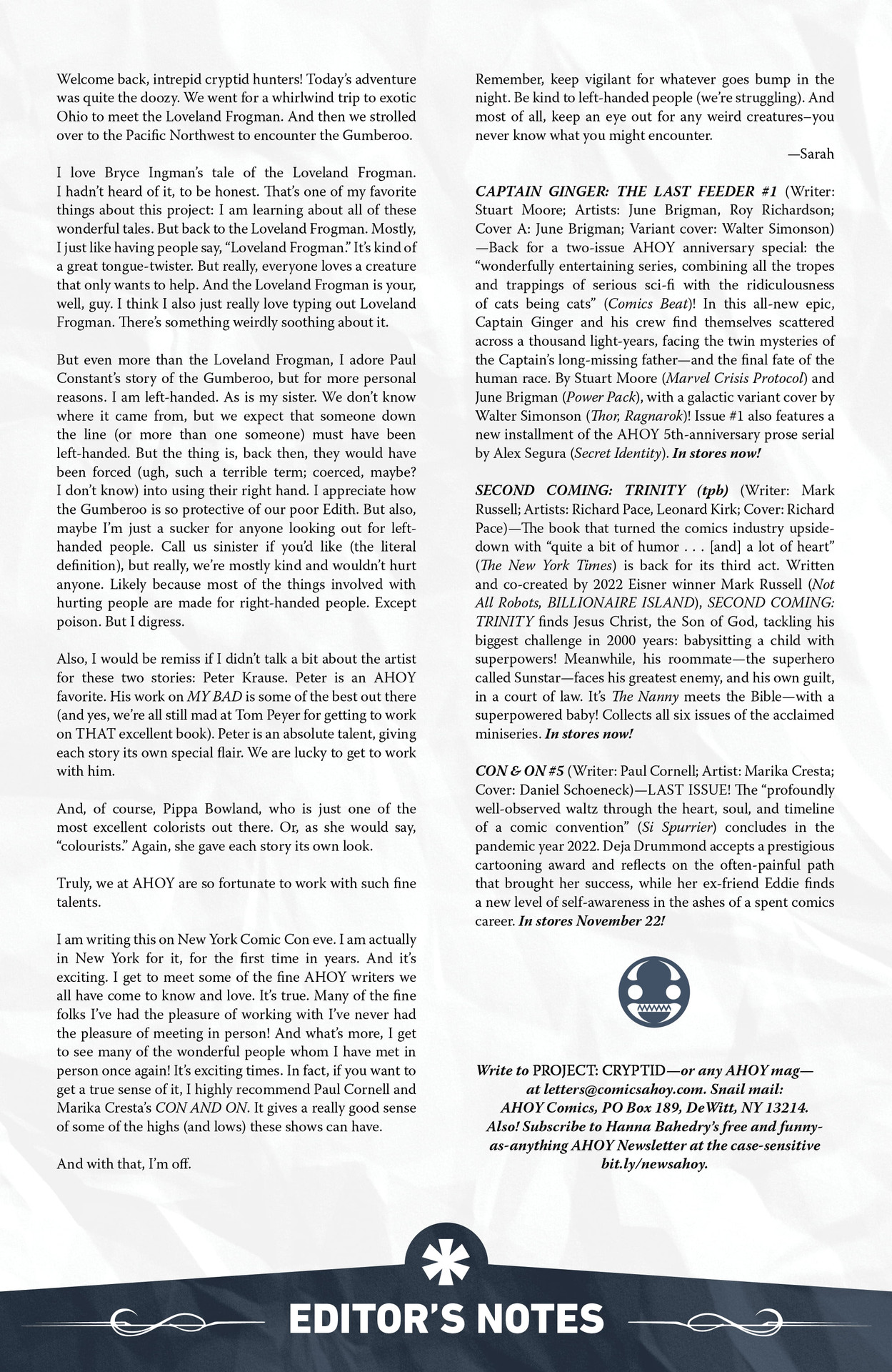 Read online Project Cryptid comic -  Issue #3 - 25