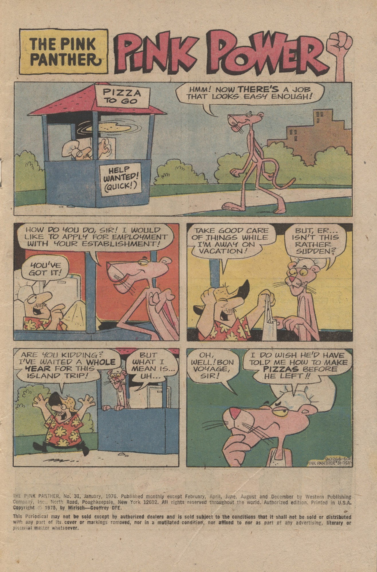 Read online The Pink Panther (1971) comic -  Issue #31 - 3