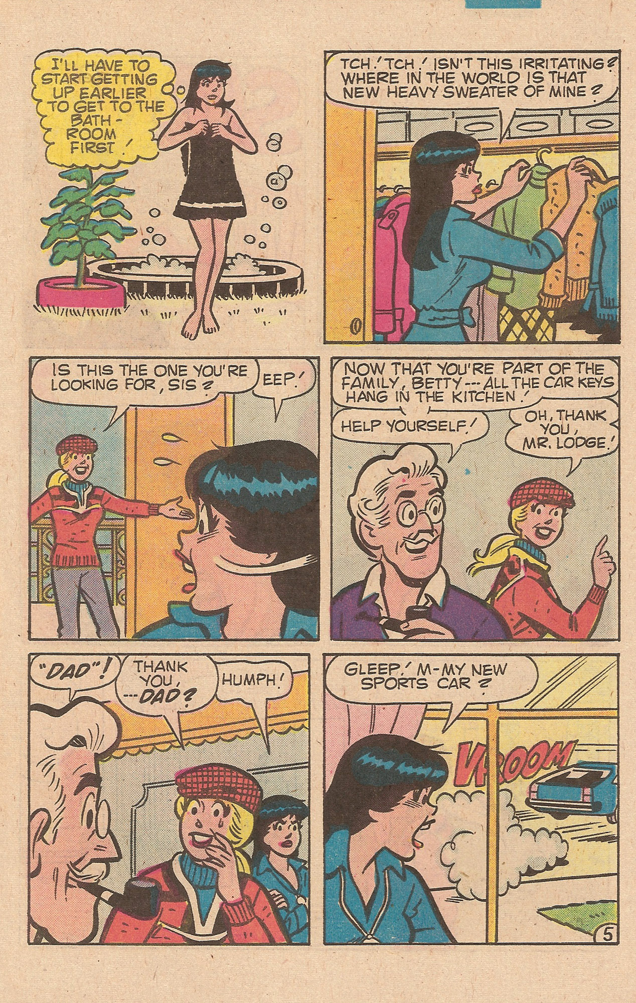 Read online Archie's Girls Betty and Veronica comic -  Issue #302 - 7