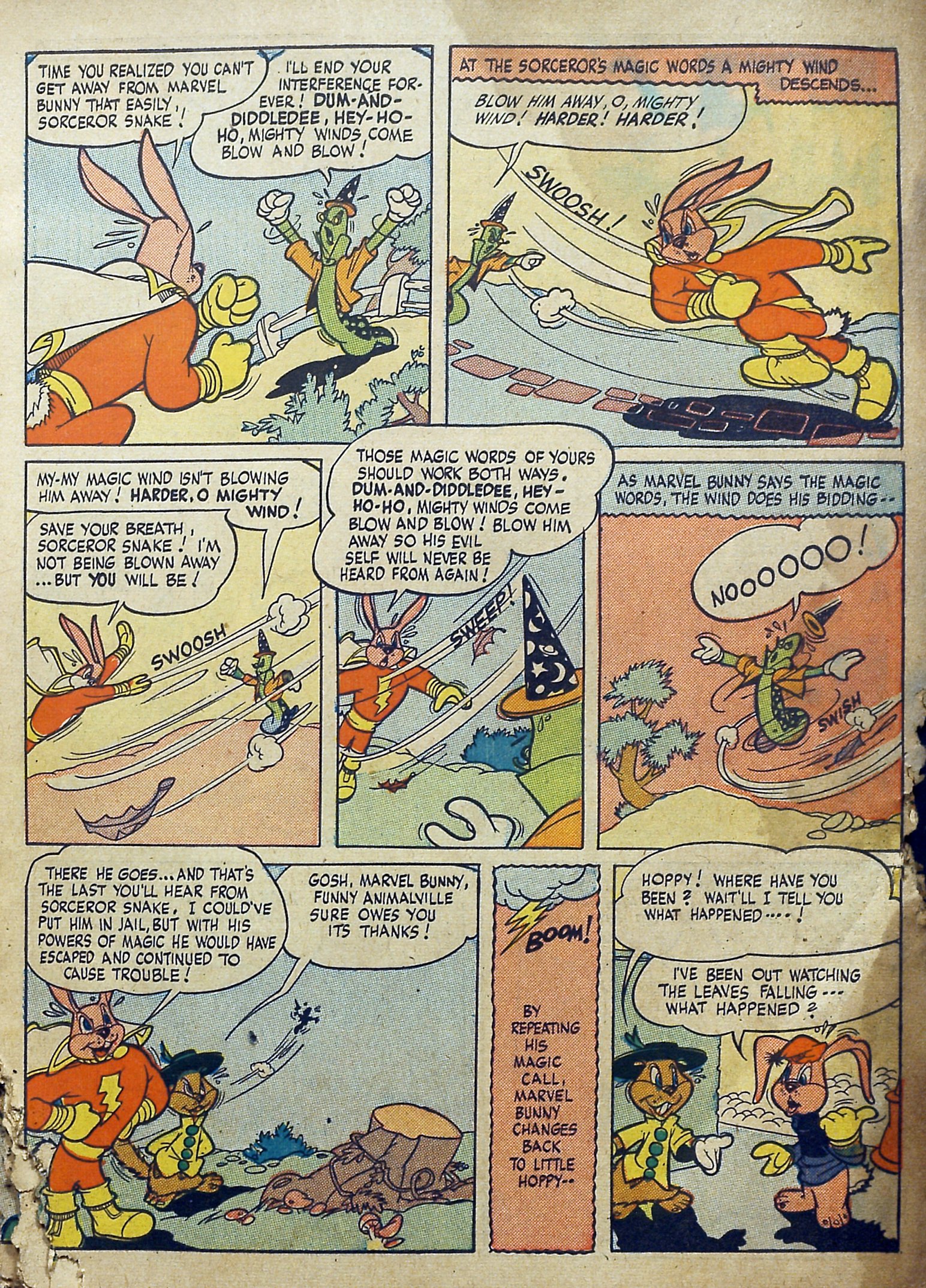 Read online Hoppy The Marvel Bunny comic -  Issue #11 - 12