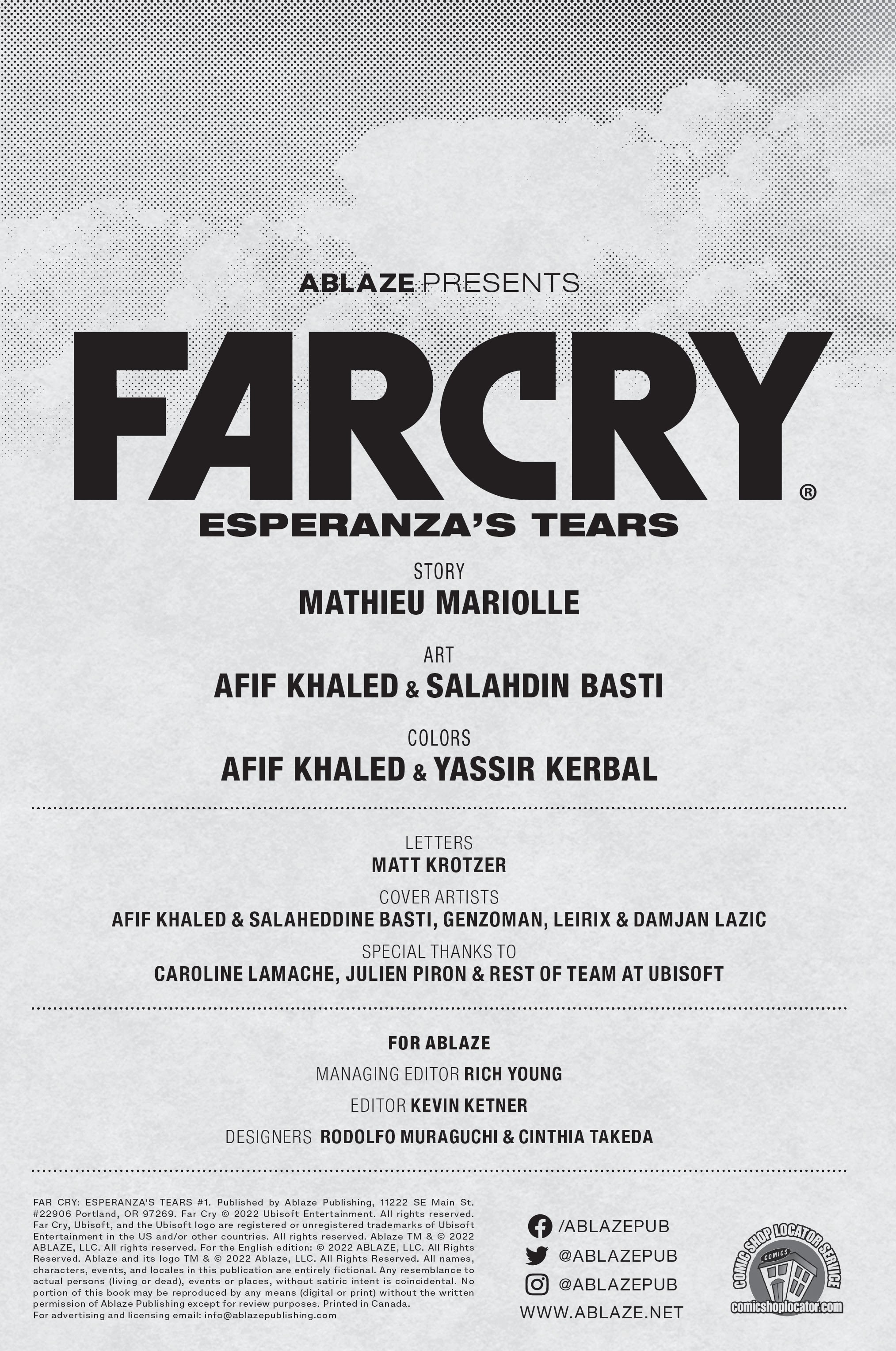 Read online Far Cry: Esperanza's Tears comic -  Issue #1 - 2