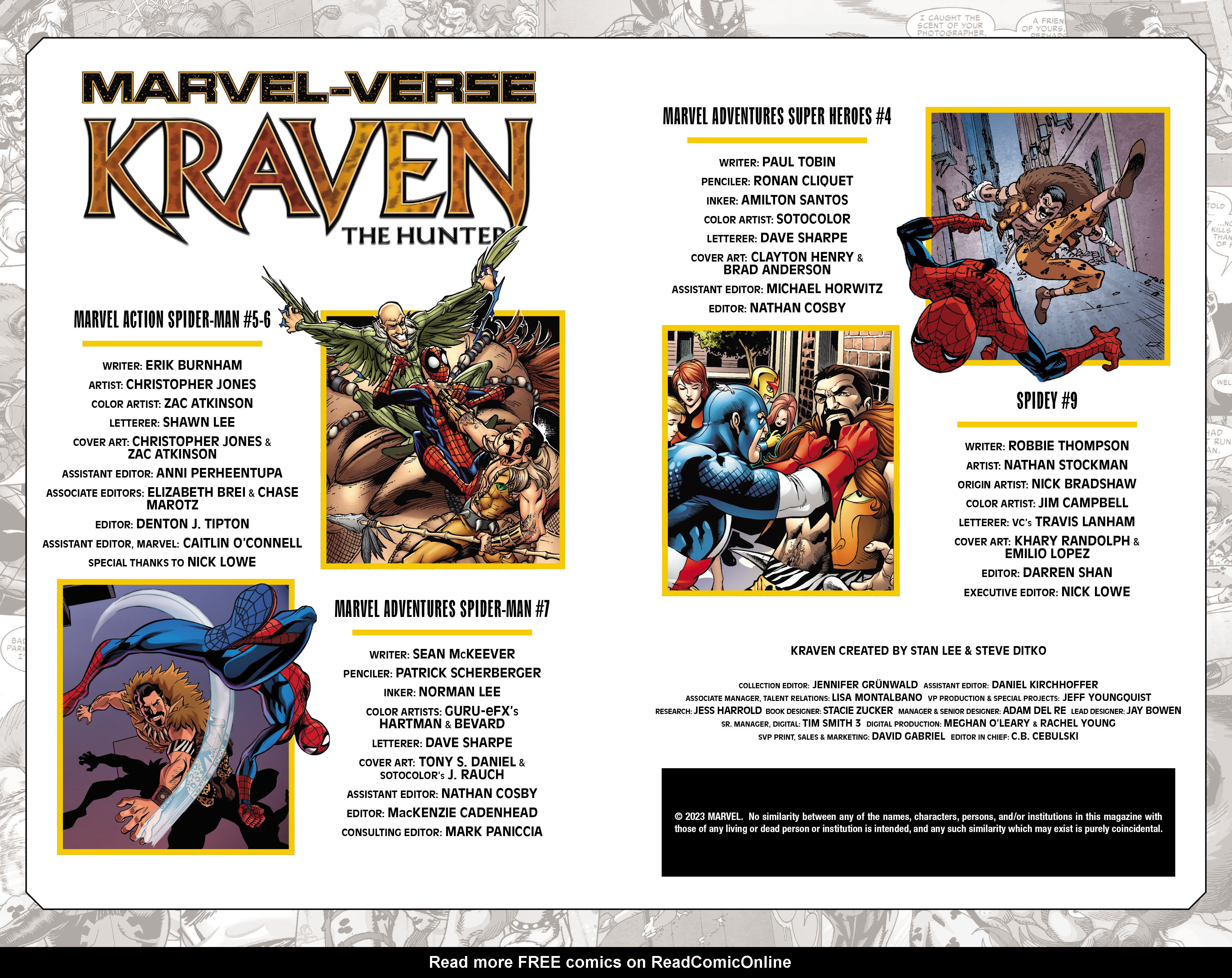 Read online Marvel-Verse: Kraven The Hunter comic -  Issue # TPB - 3