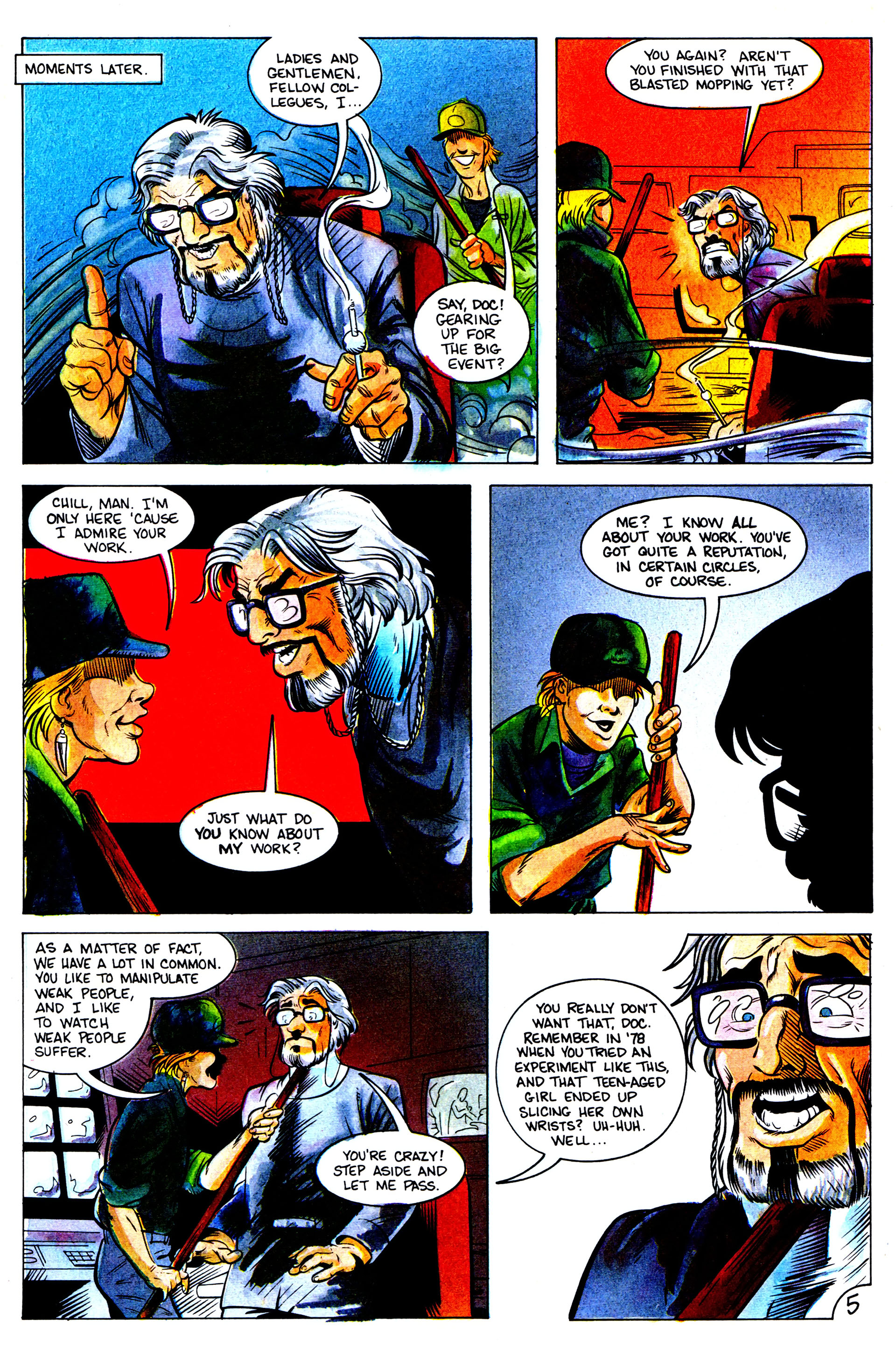 Read online Fright Night (1988) comic -  Issue #15 - 7