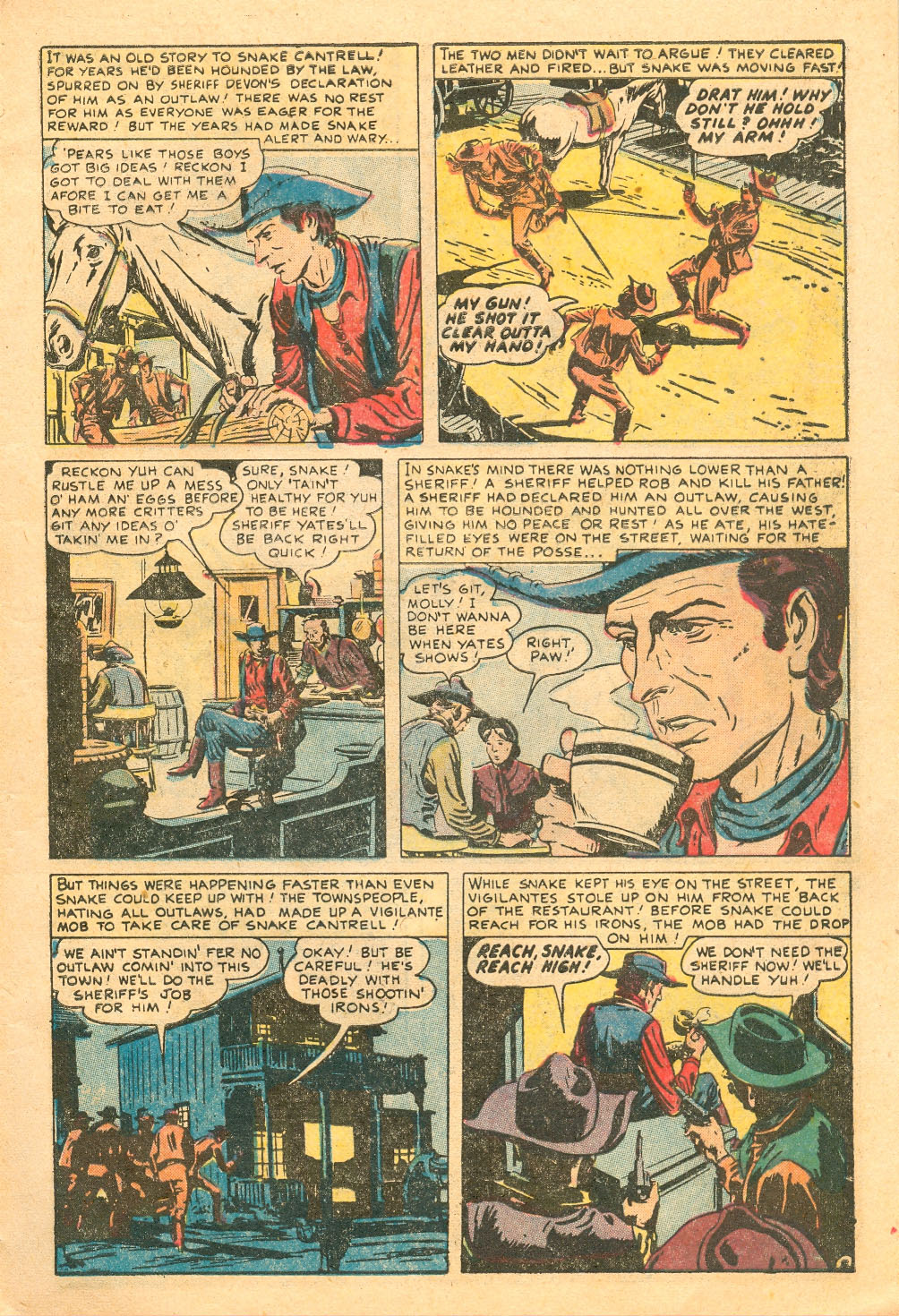 Read online Western Thrillers (1954) comic -  Issue #4 - 7