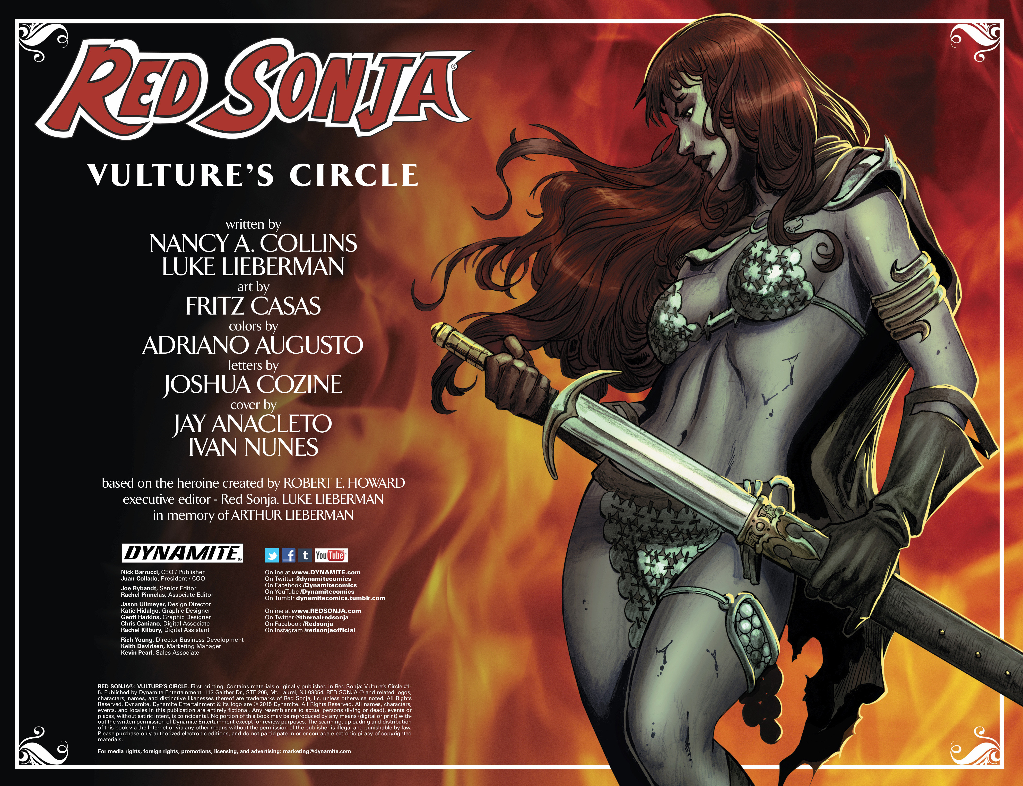 Read online Red Sonja: Vulture's Circle comic -  Issue # _TPB - 3