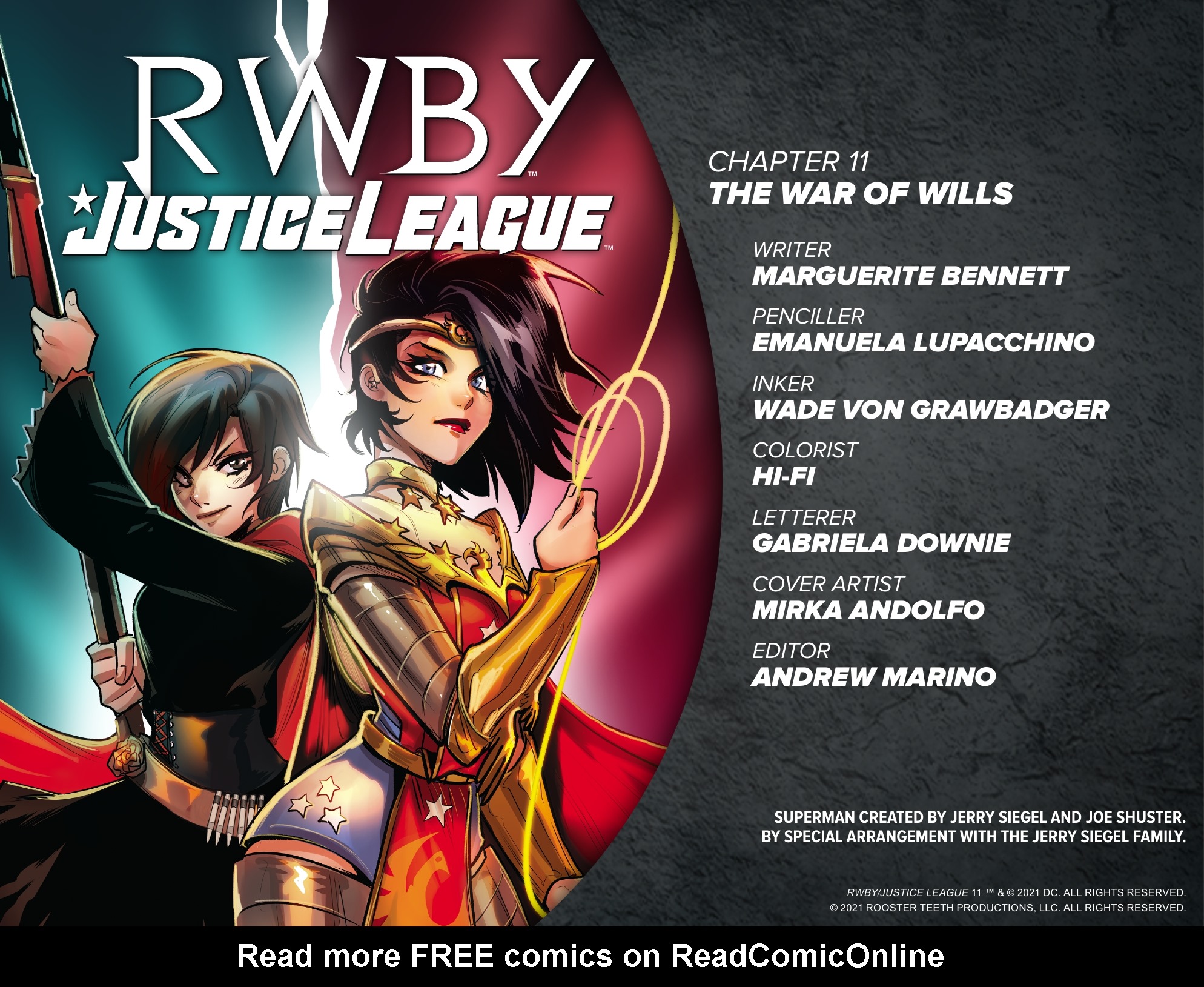 Read online RWBY/Justice League comic -  Issue #11 - 3