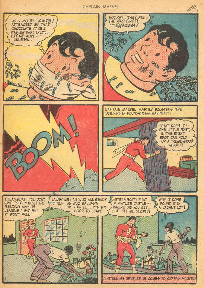 Read online Captain Marvel Adventures comic -  Issue #27 - 63