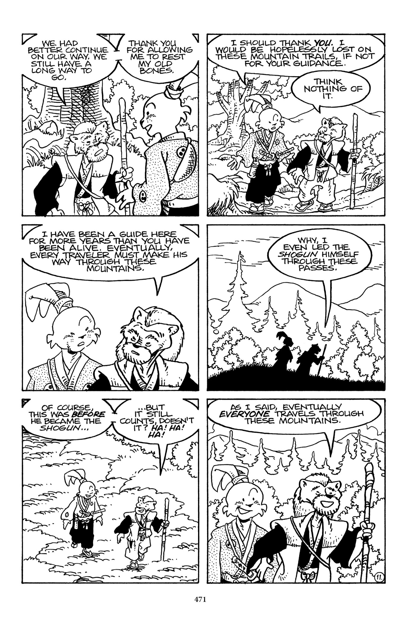 Read online The Usagi Yojimbo Saga comic -  Issue # TPB 7 - 463
