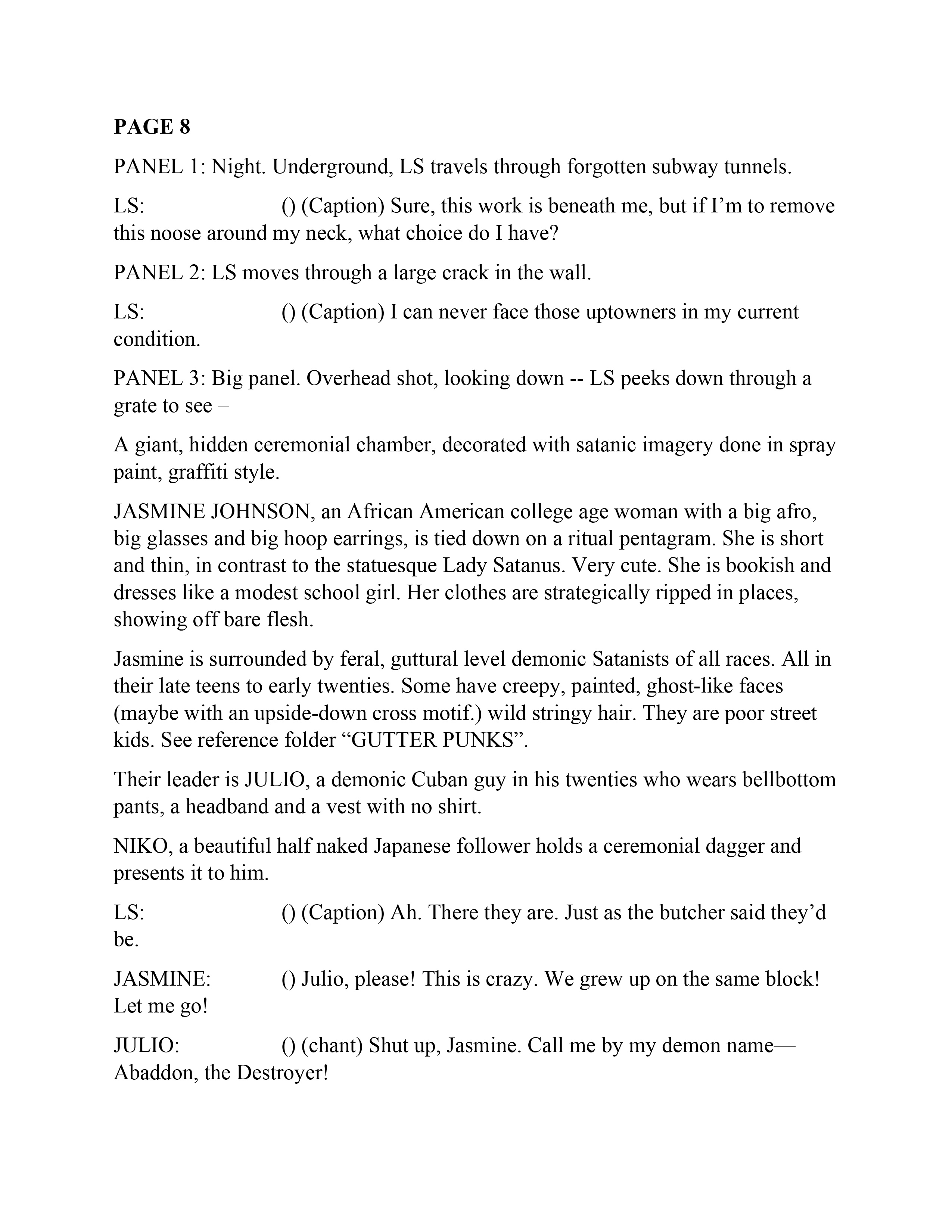 Read online Lady Satanus: Sinister Urge comic -  Issue # TPB - 63