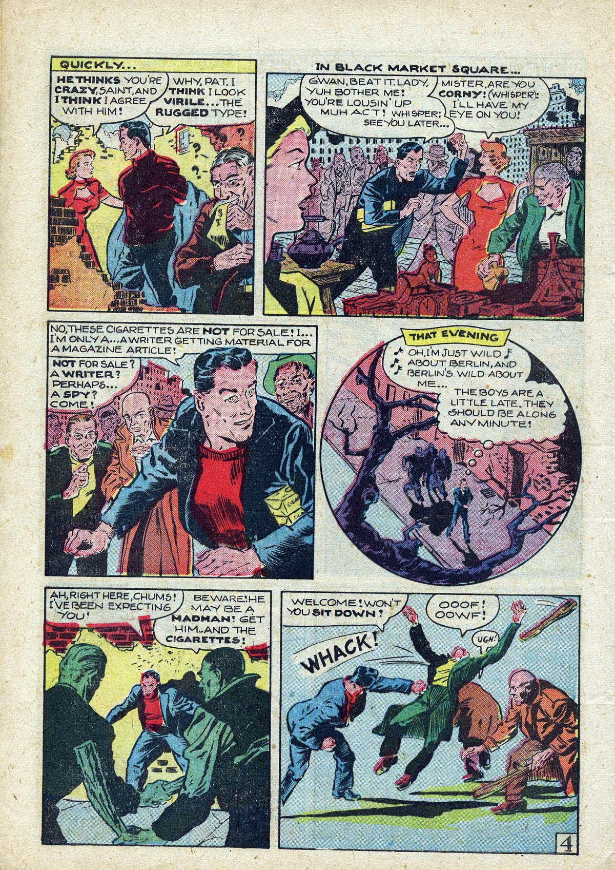 Read online The Saint (1947) comic -  Issue #6 - 6