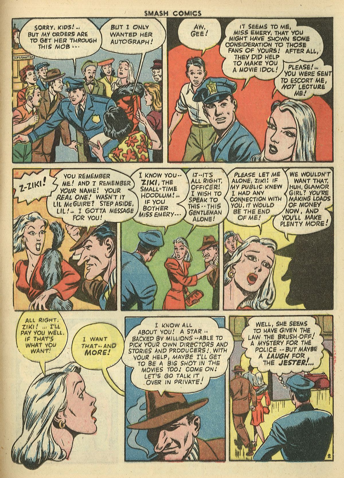 Read online Smash Comics comic -  Issue #49 - 53