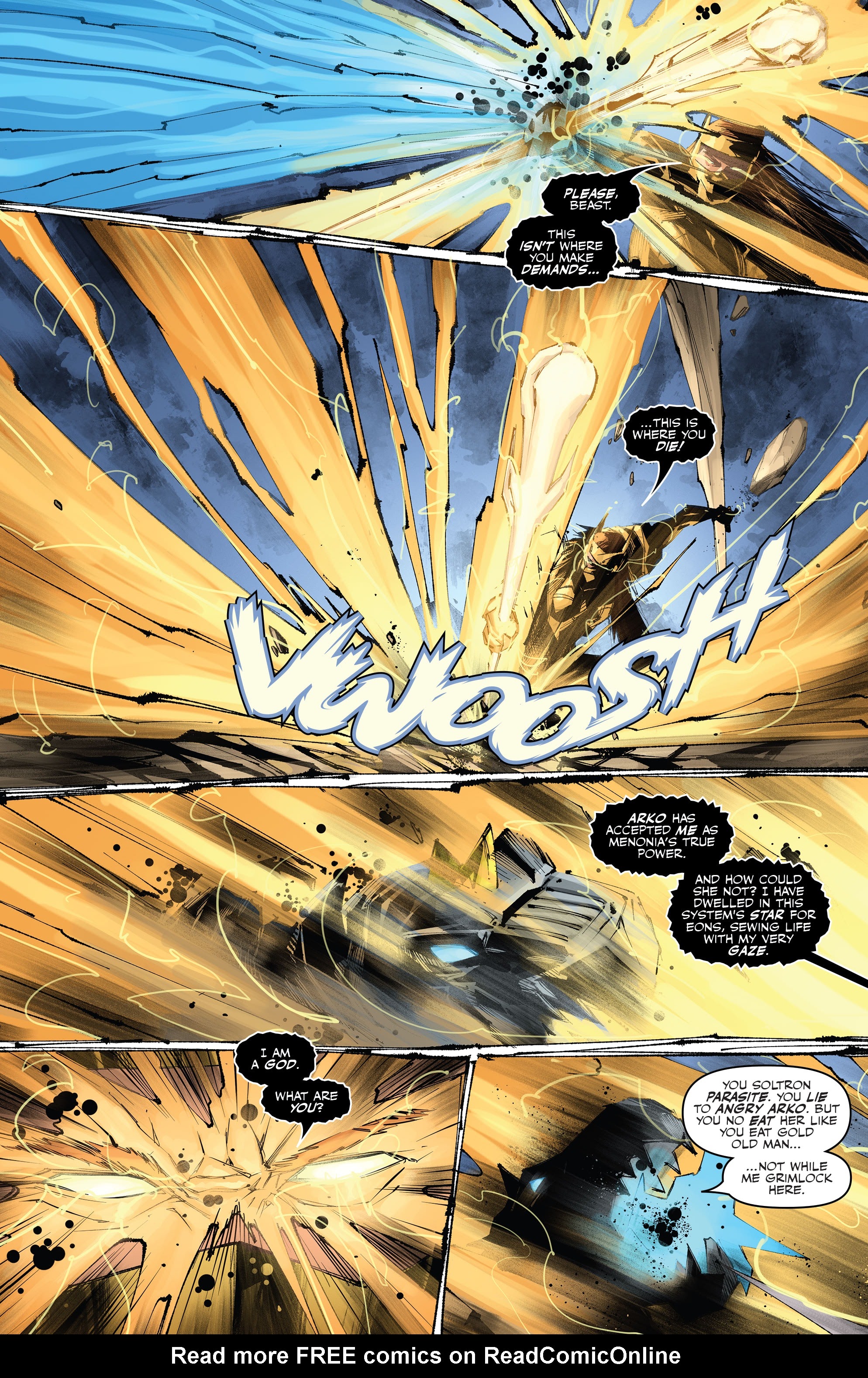 Read online Transformers: King Grimlock comic -  Issue #5 - 5