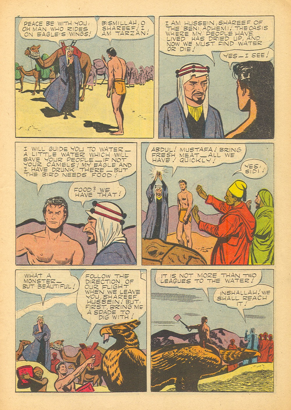 Read online Tarzan (1948) comic -  Issue #77 - 7