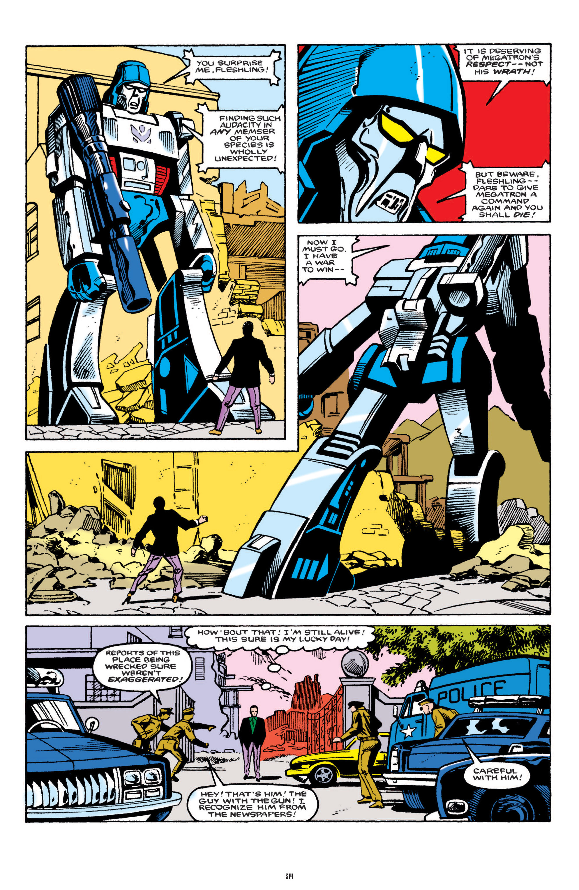 Read online The Transformers Classics comic -  Issue # TPB 1 - 315