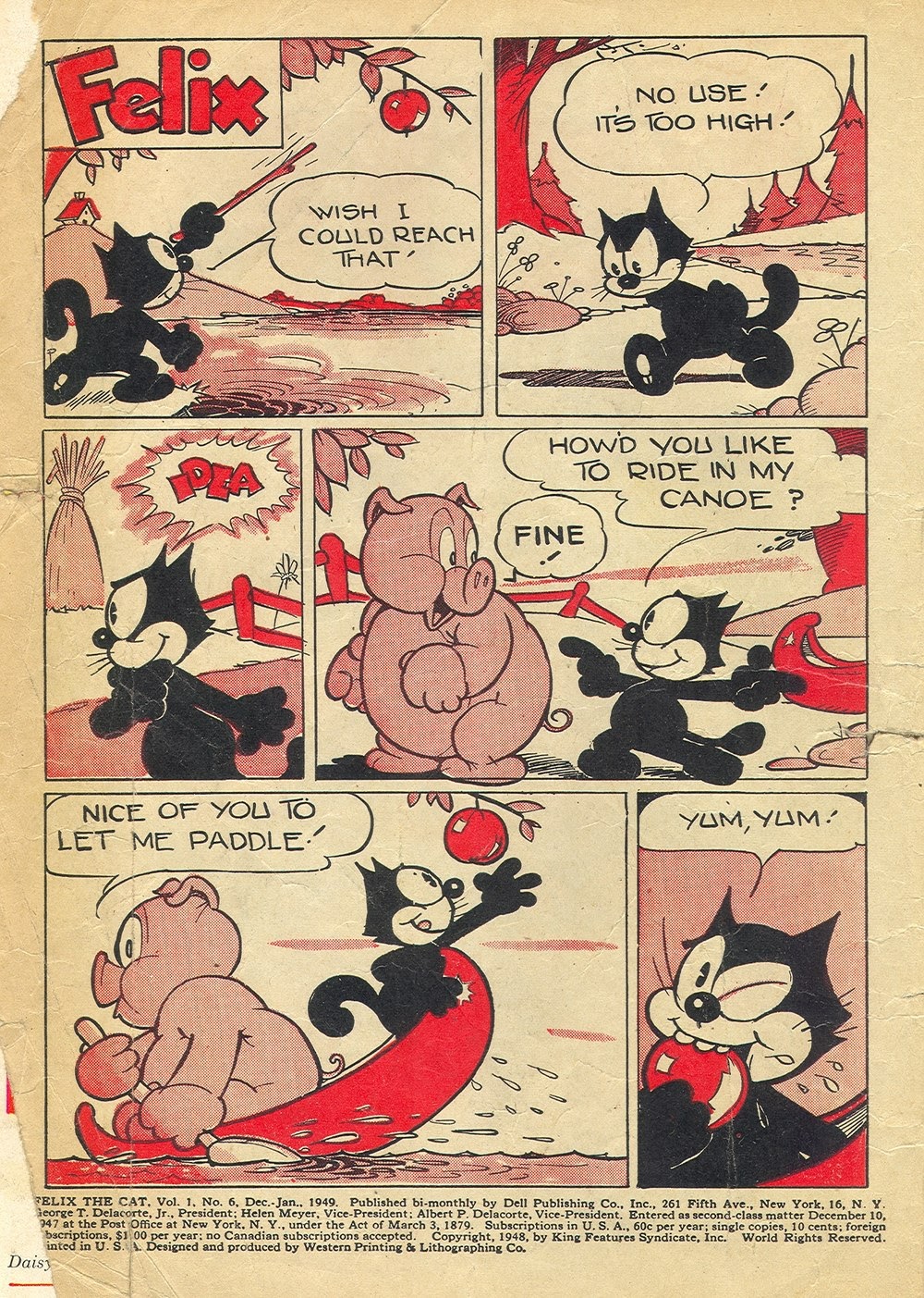 Read online Felix the Cat (1948) comic -  Issue #6 - 2