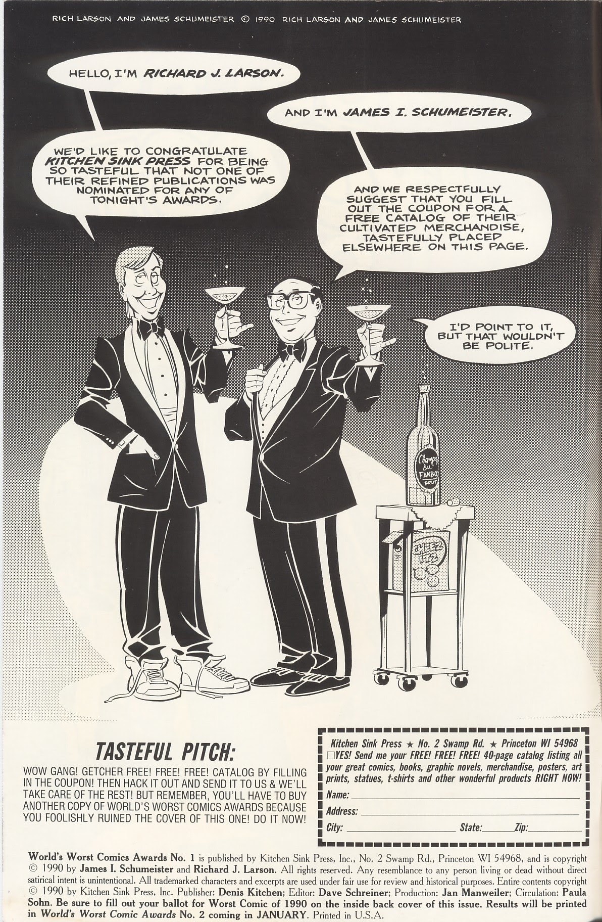 Read online World's Worst Comics Awards comic -  Issue #1 - 2