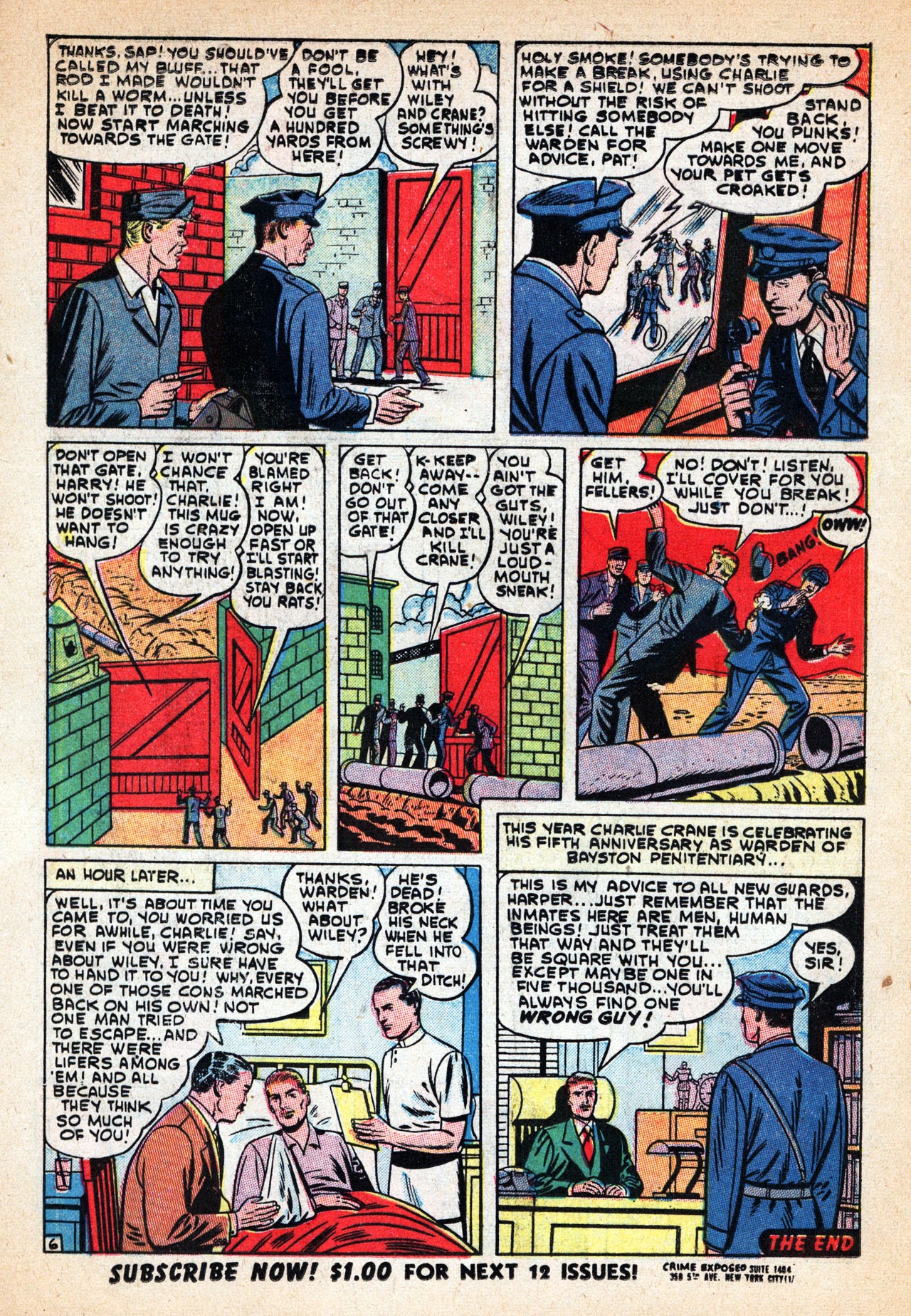 Read online Crime Exposed (1950) comic -  Issue #4 - 16