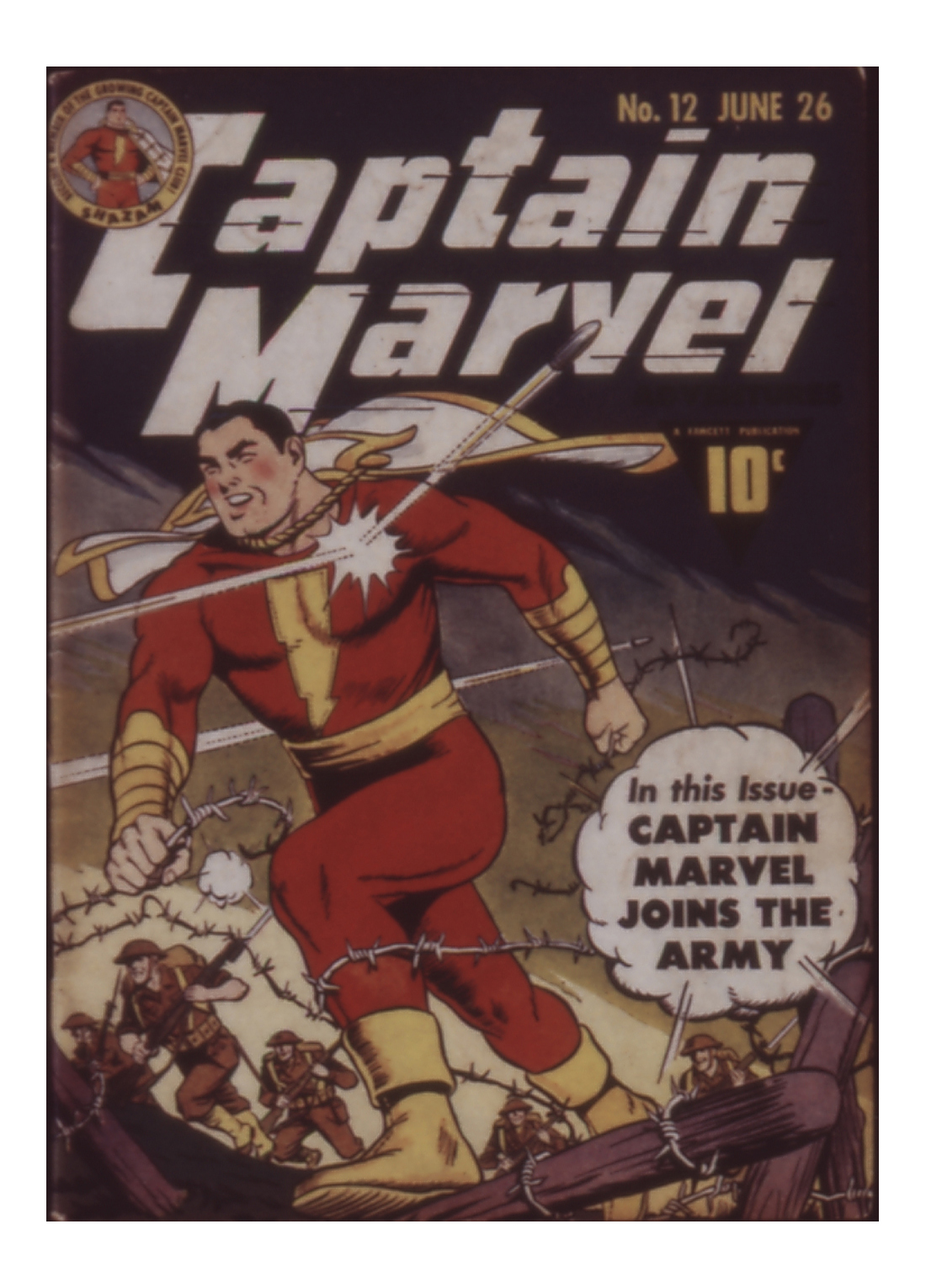 Read online Captain Marvel Adventures comic -  Issue #12 - 1