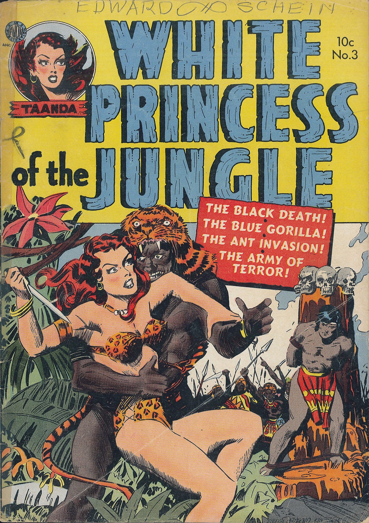 Read online Taanda White Princess of the Jungle comic -  Issue #3 - 1