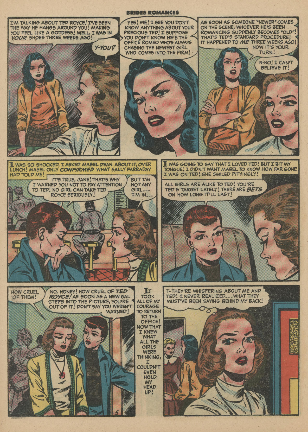 Read online Brides Romances comic -  Issue #21 - 22