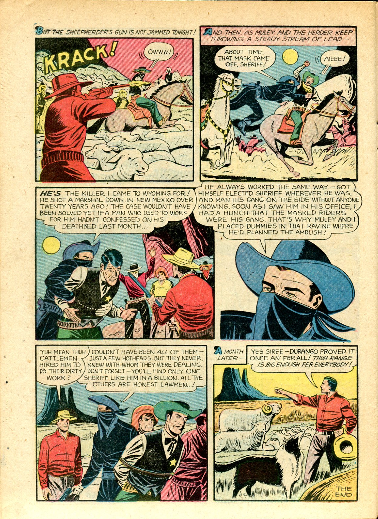 Read online Charles Starrett as The Durango Kid comic -  Issue #34 - 26