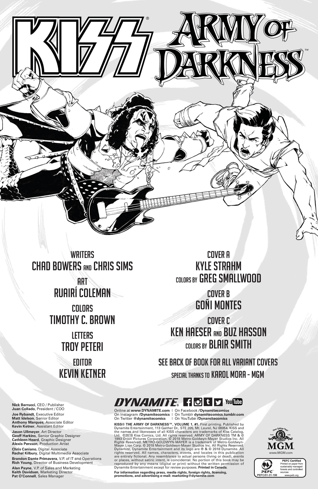 Read online KISS The Army of Darkness comic -  Issue #1 - 4