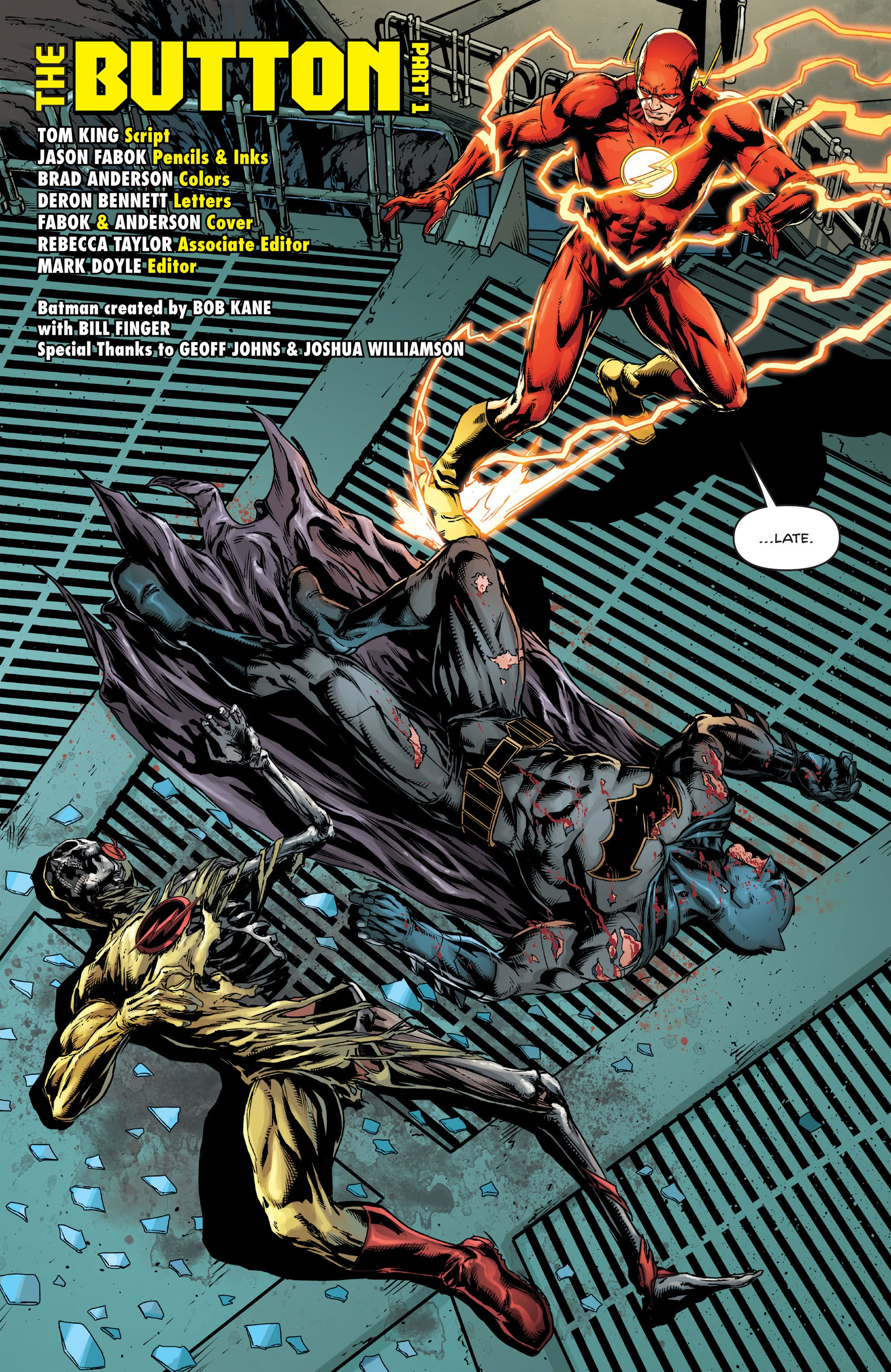 Read online Batman/Flash: The Button Deluxe Edition comic -  Issue # TPB - 25