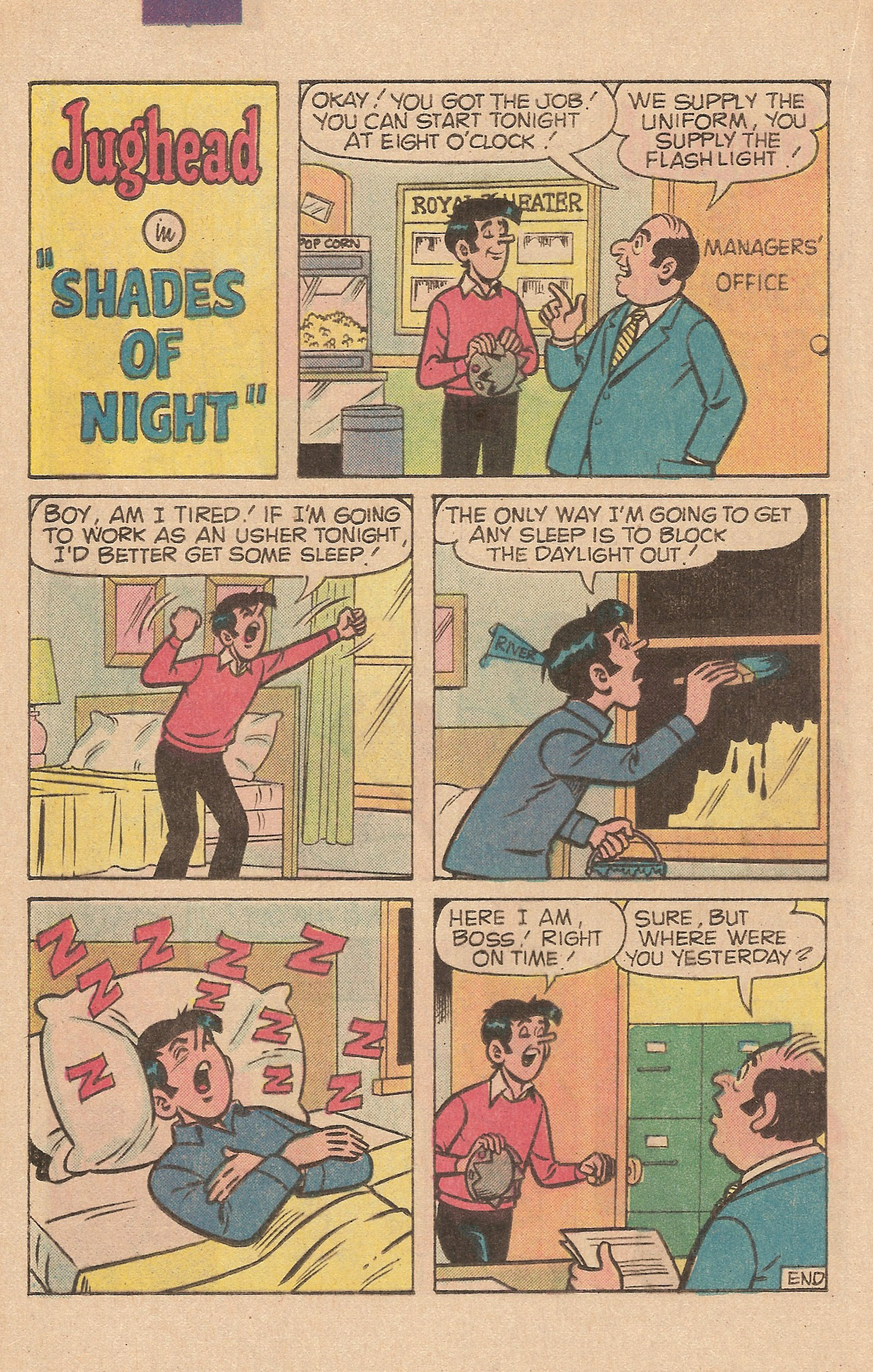 Read online Jughead's Jokes comic -  Issue #77 - 16
