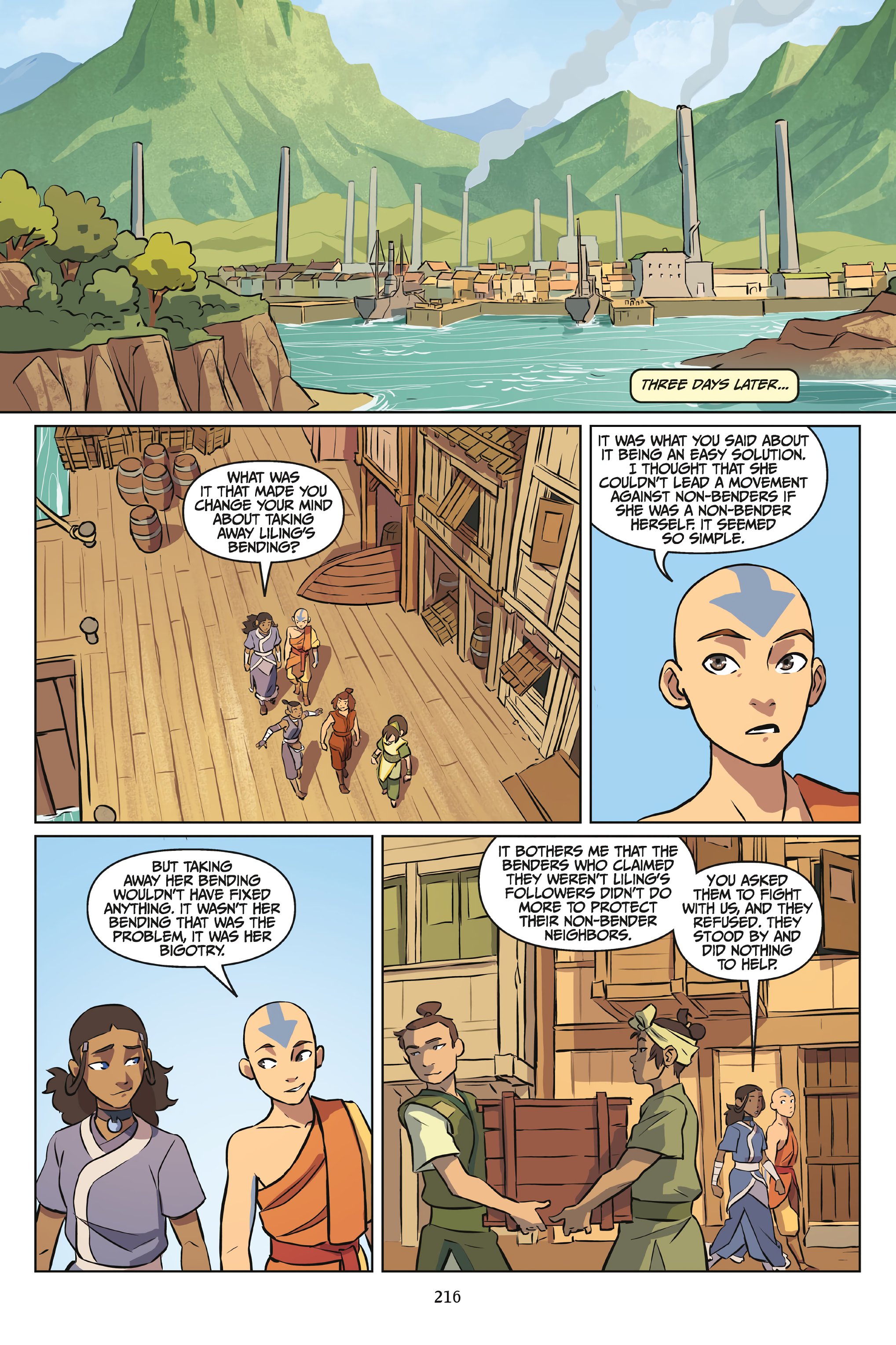 Read online Nickelodeon Avatar: The Last Airbender - Imbalance comic -  Issue # _Omnibus (Part 2) - 117