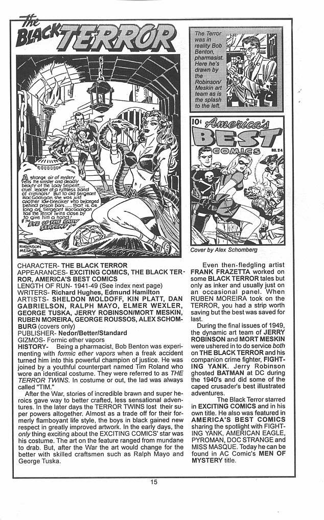 Read online Official Golden-Age Hero & Heroine Directory comic -  Issue # TPB - 18