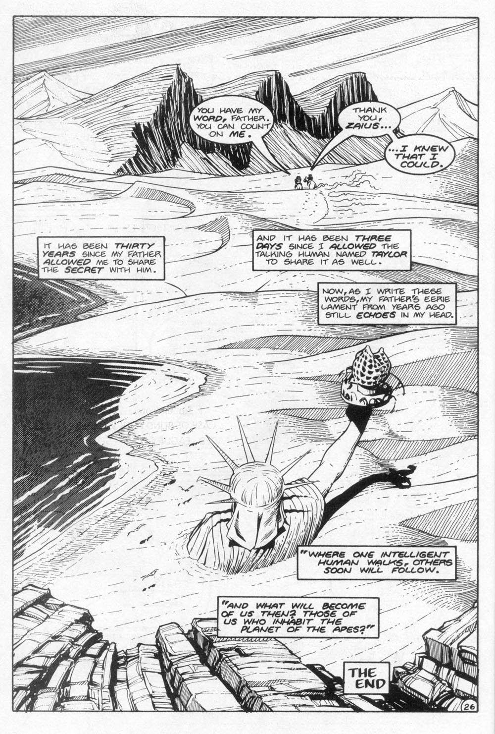 Read online Planet of the Apes: The Sins of the Father comic -  Issue # Full - 27